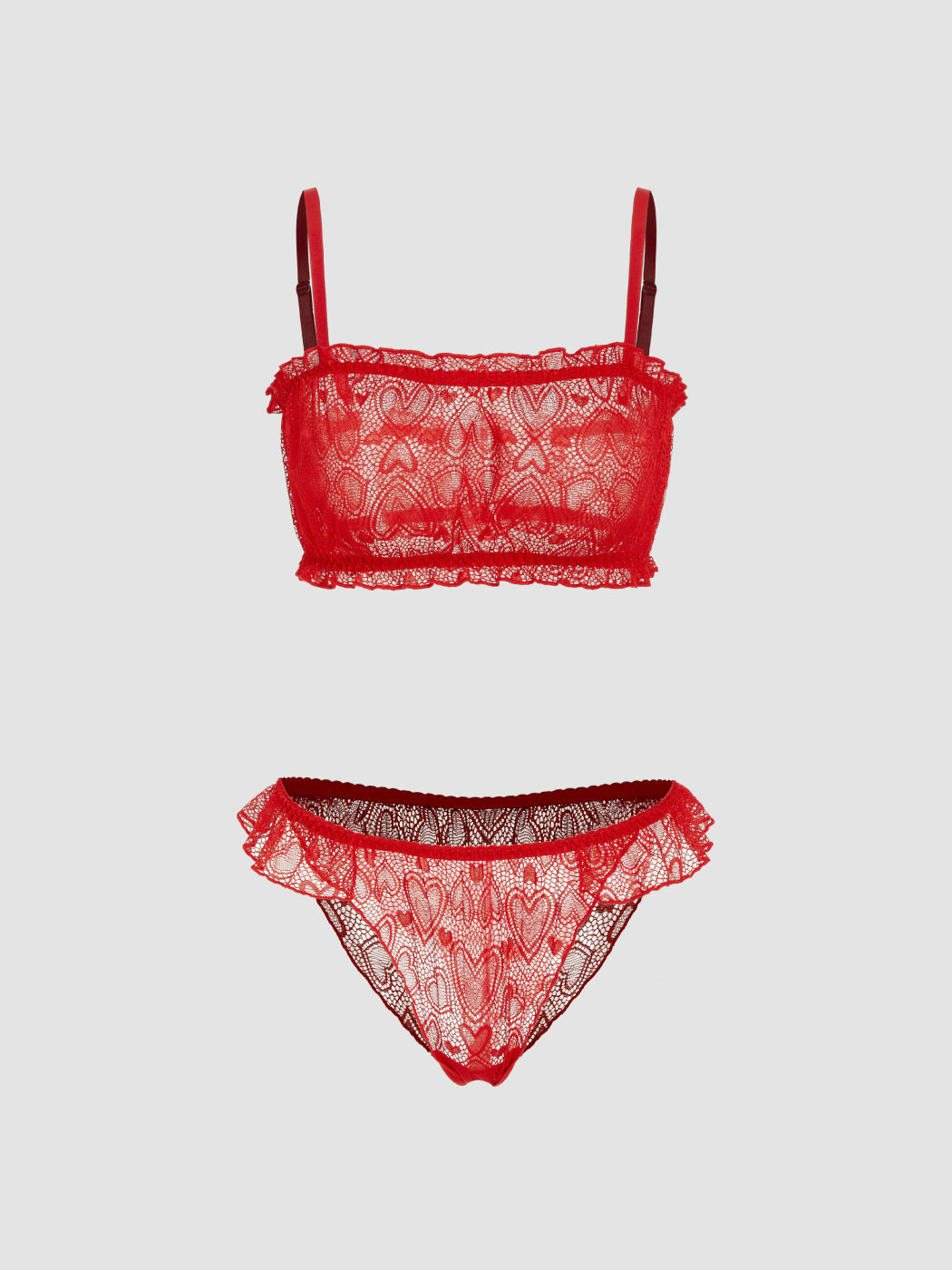  Spitzen-Lingerie-Bralette-Set