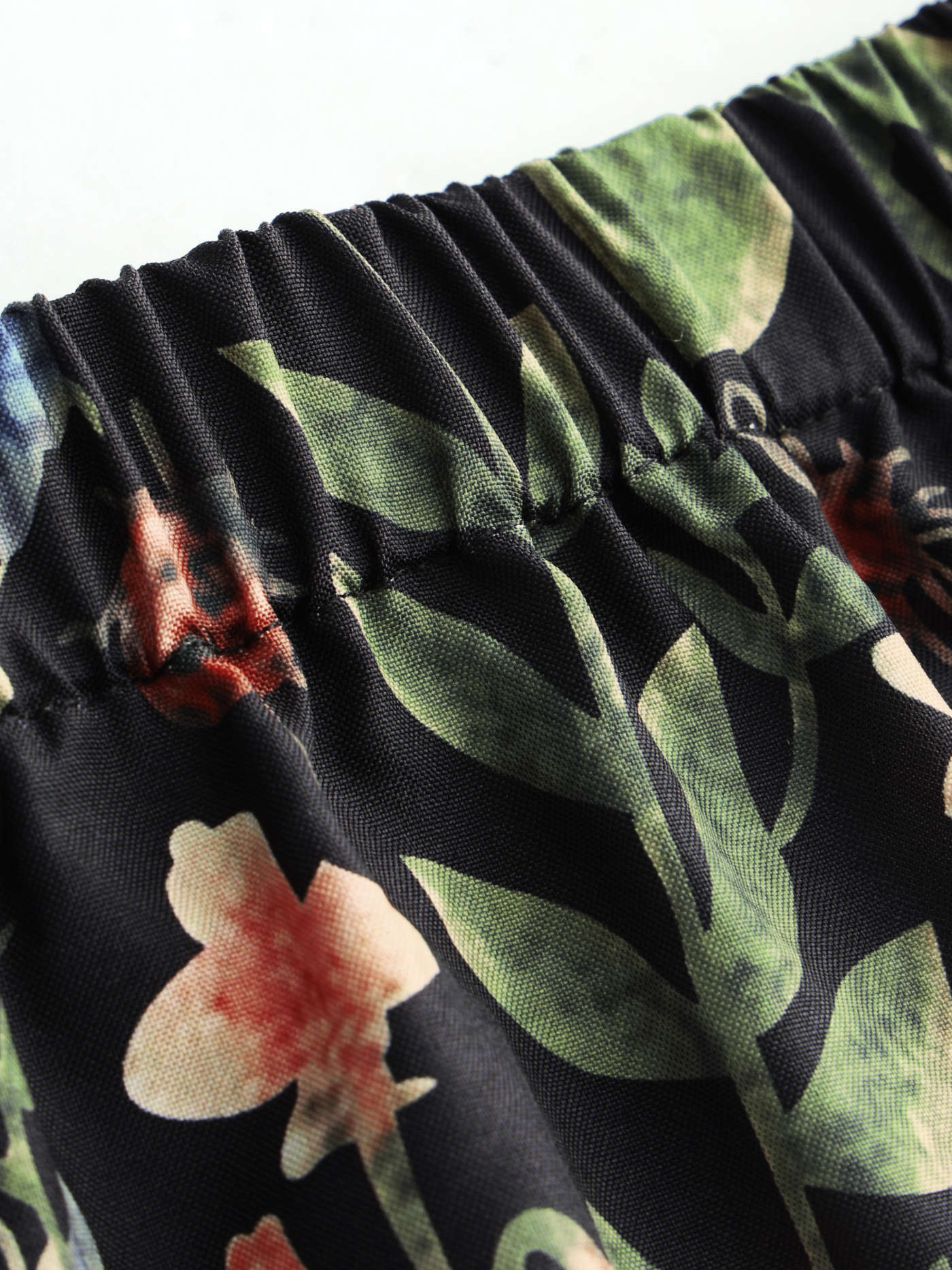 Middle Waist Floral Maxi Skirt