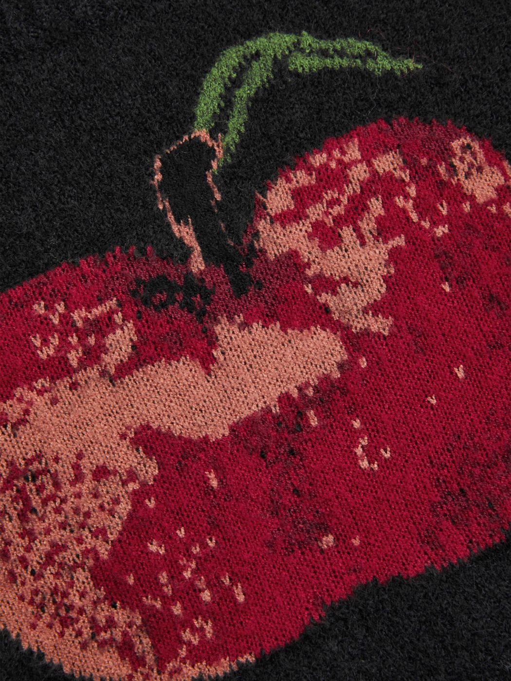  Rundhalsausschnitt Apfel Strickwaren Kurve & Plus