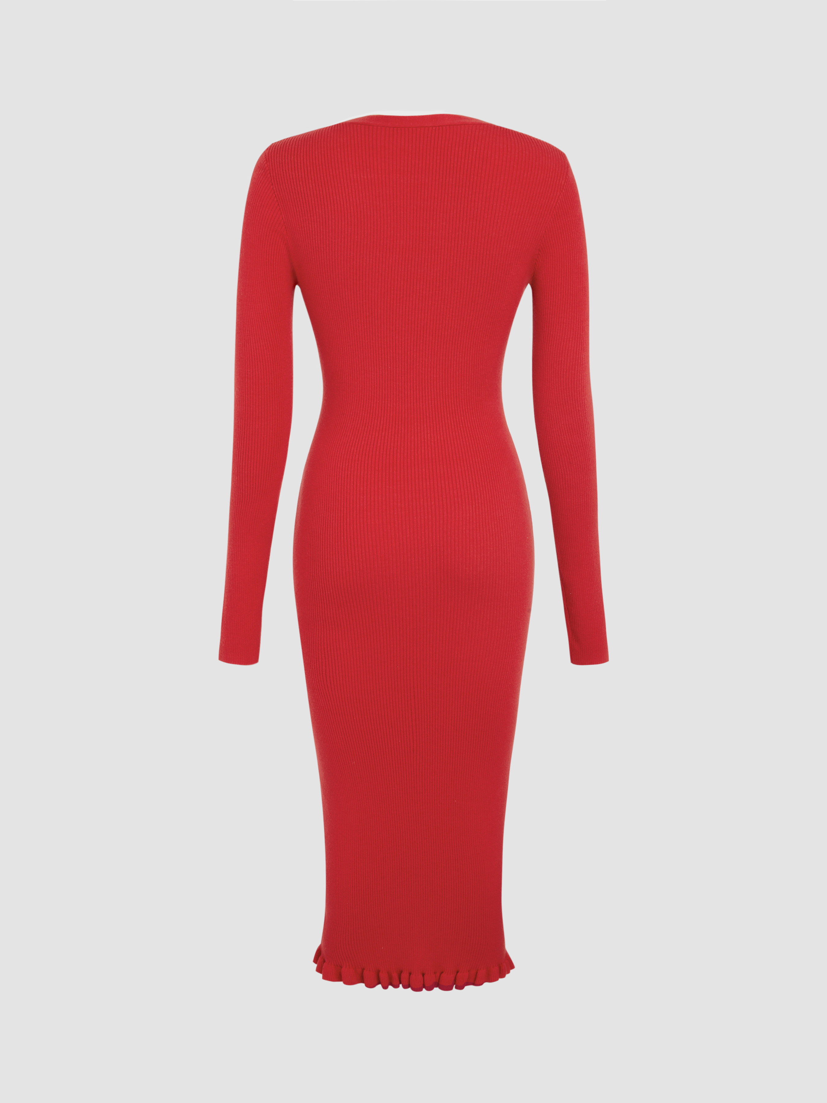 Robe 2 Pièces En Tricot Femme | Pull Col Roulé Et Jupe Midi | Ensemble Bodycon Automne-Hiver