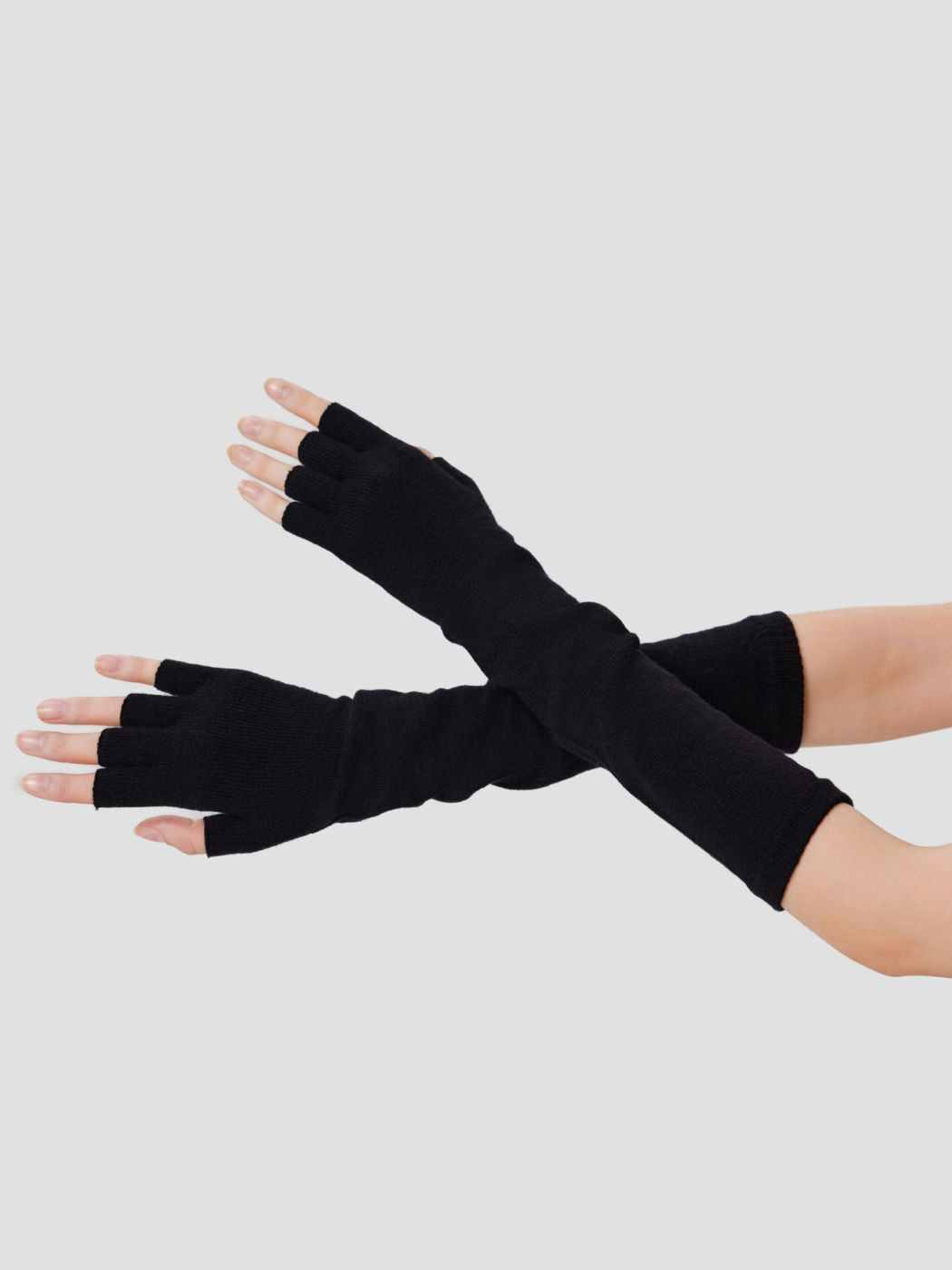  Gestrickte fingerlose Armschoner