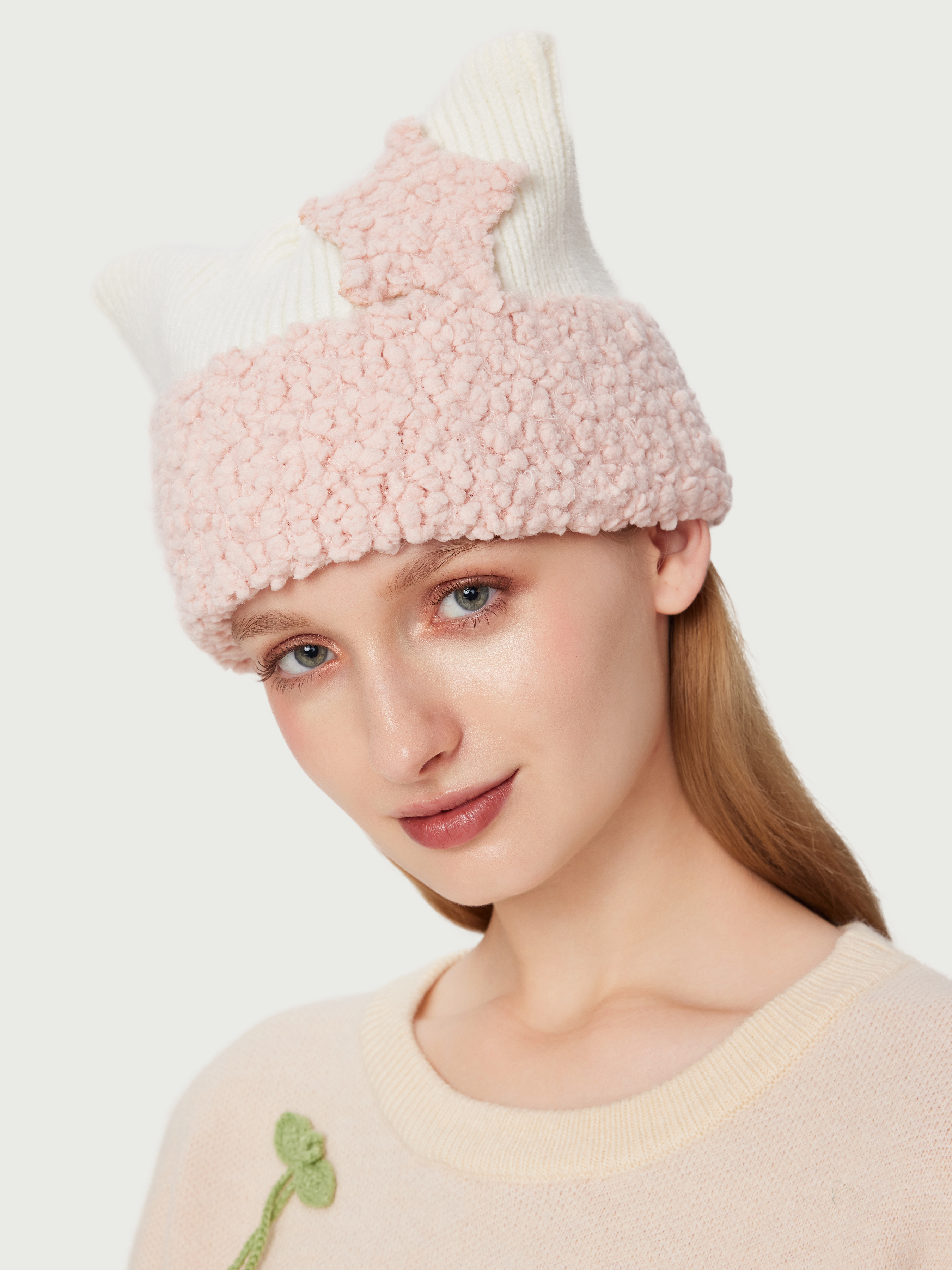 NEWAVE WAFFLE STAR BEANIE 猫耳　猫耳ニット帽　ニット帽 Amazon | [Yicdfur] ニット帽 レディース 猫耳ニット帽 キャップ
