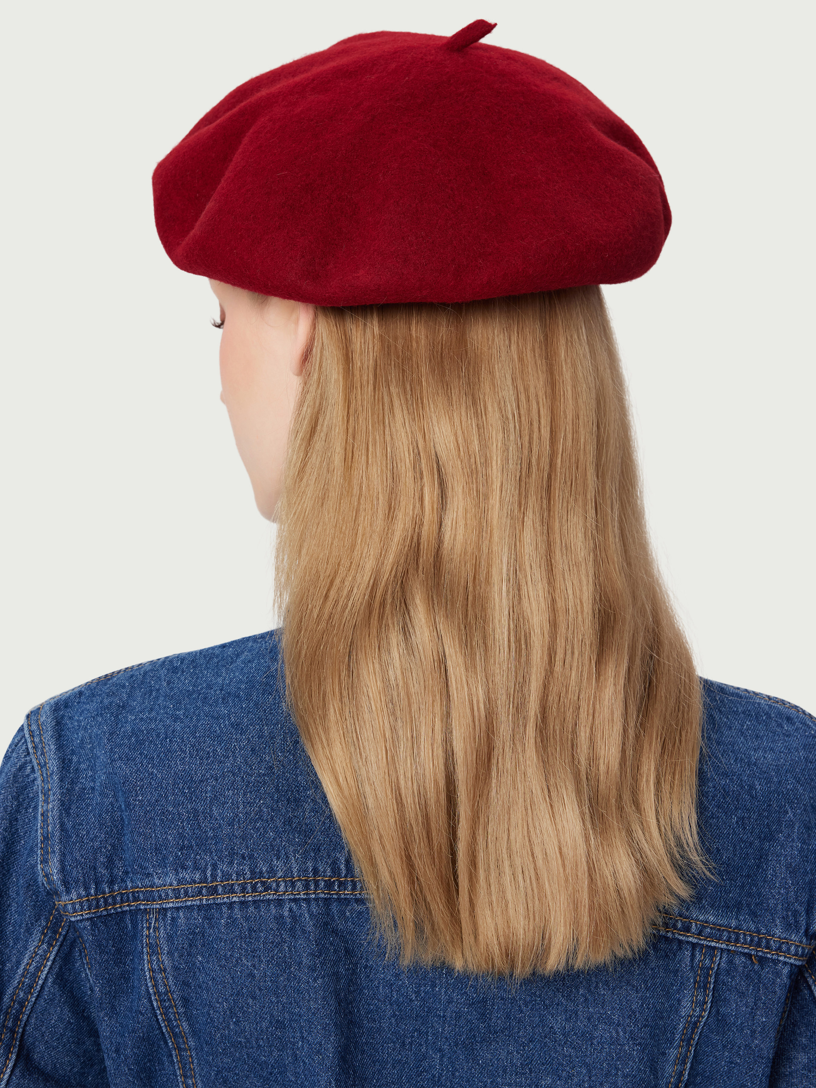 BERET / BROKEN WOOL / BROWN HEATHER M/L