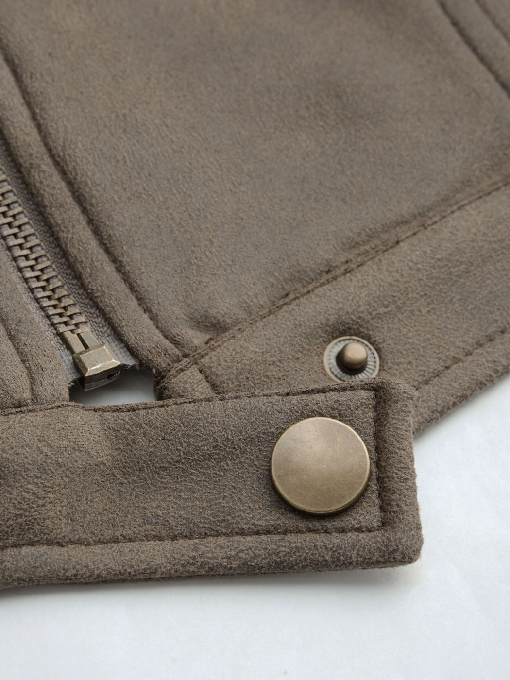 Zipper Button Crop Jacket For School Daily Casual Coffee Shop