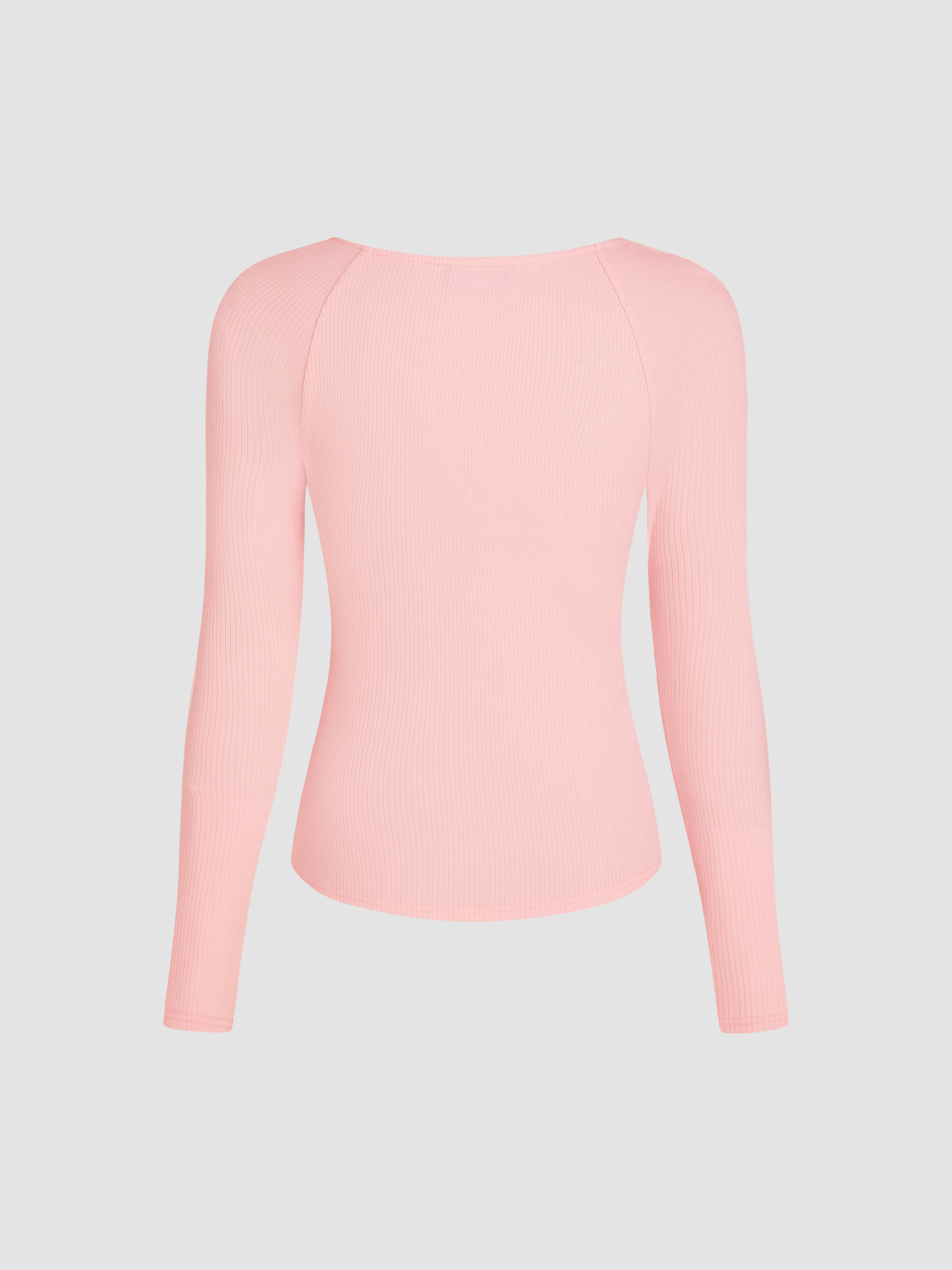 Pink Long Sleeve Loose Fit Casual Long Turn-down Neck Textured Bubble –  KesleyBoutique