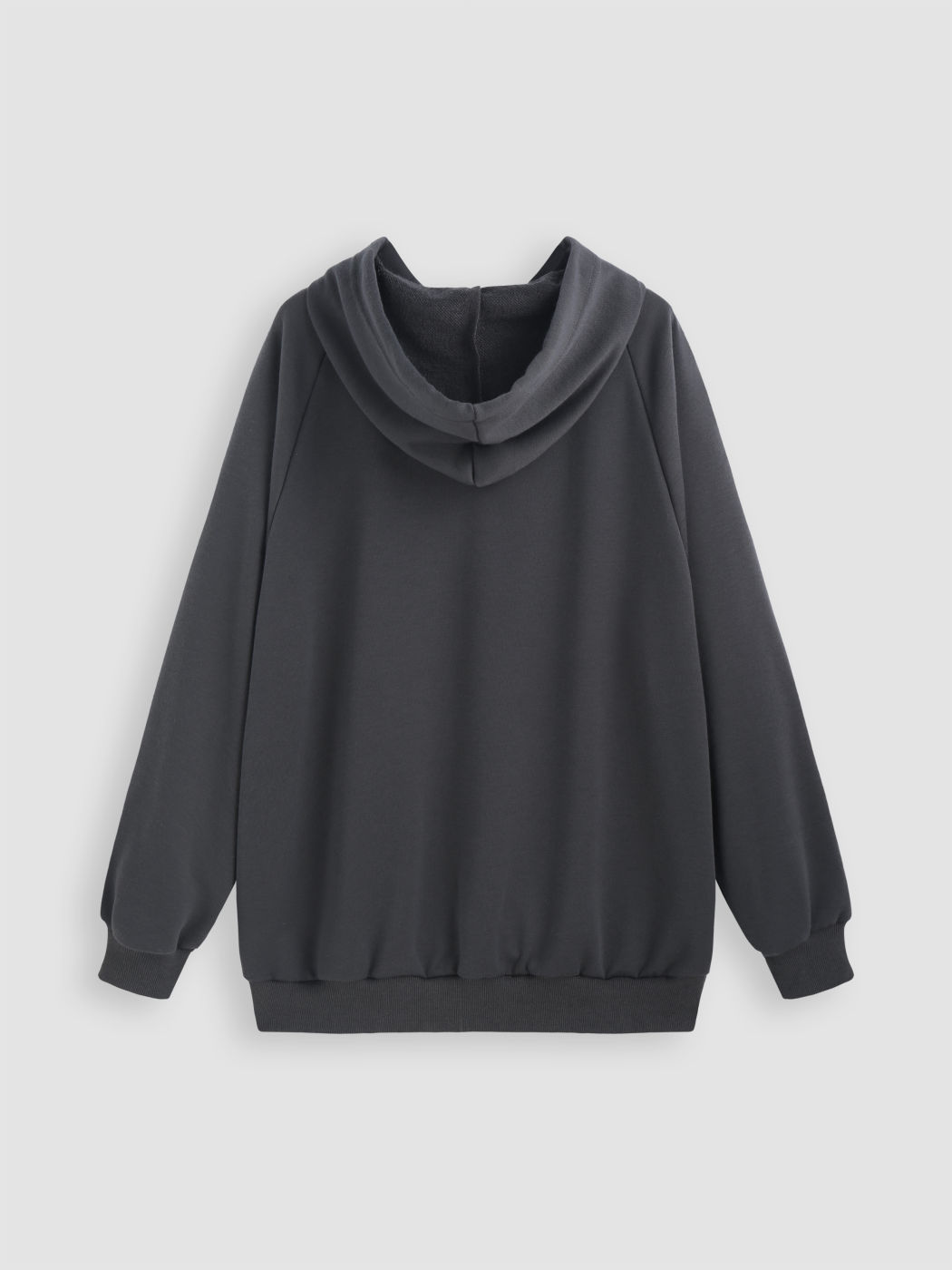  Terry Brief Kordelzug Übergroße Kapuzenpullover