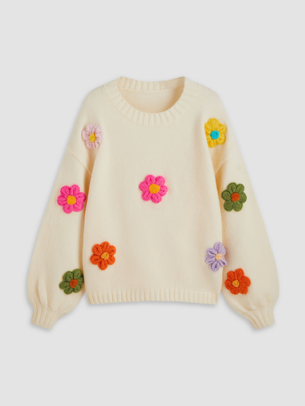 Colorful Floral Sweater