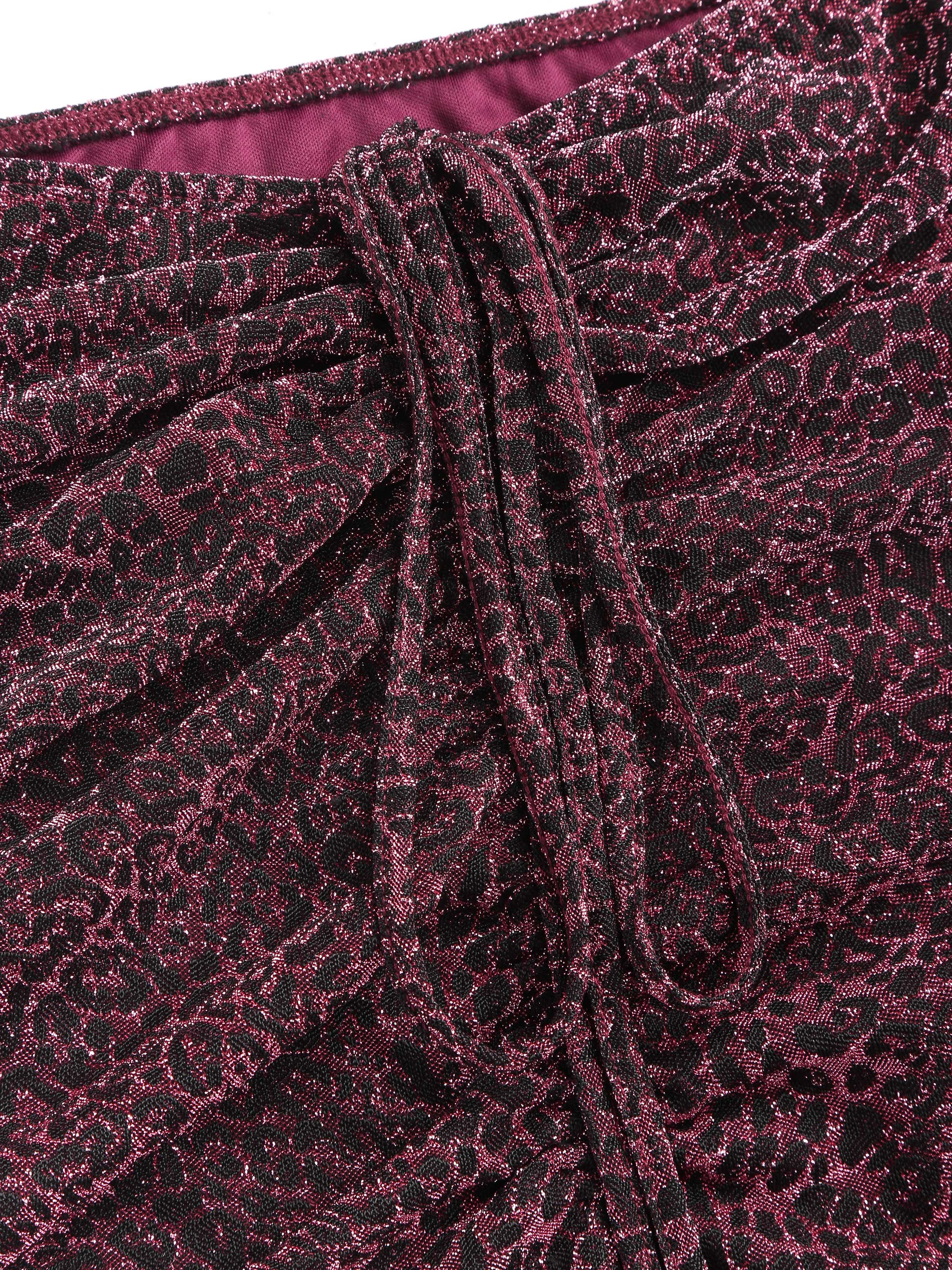 Leopard maxi skirt clearance yarn