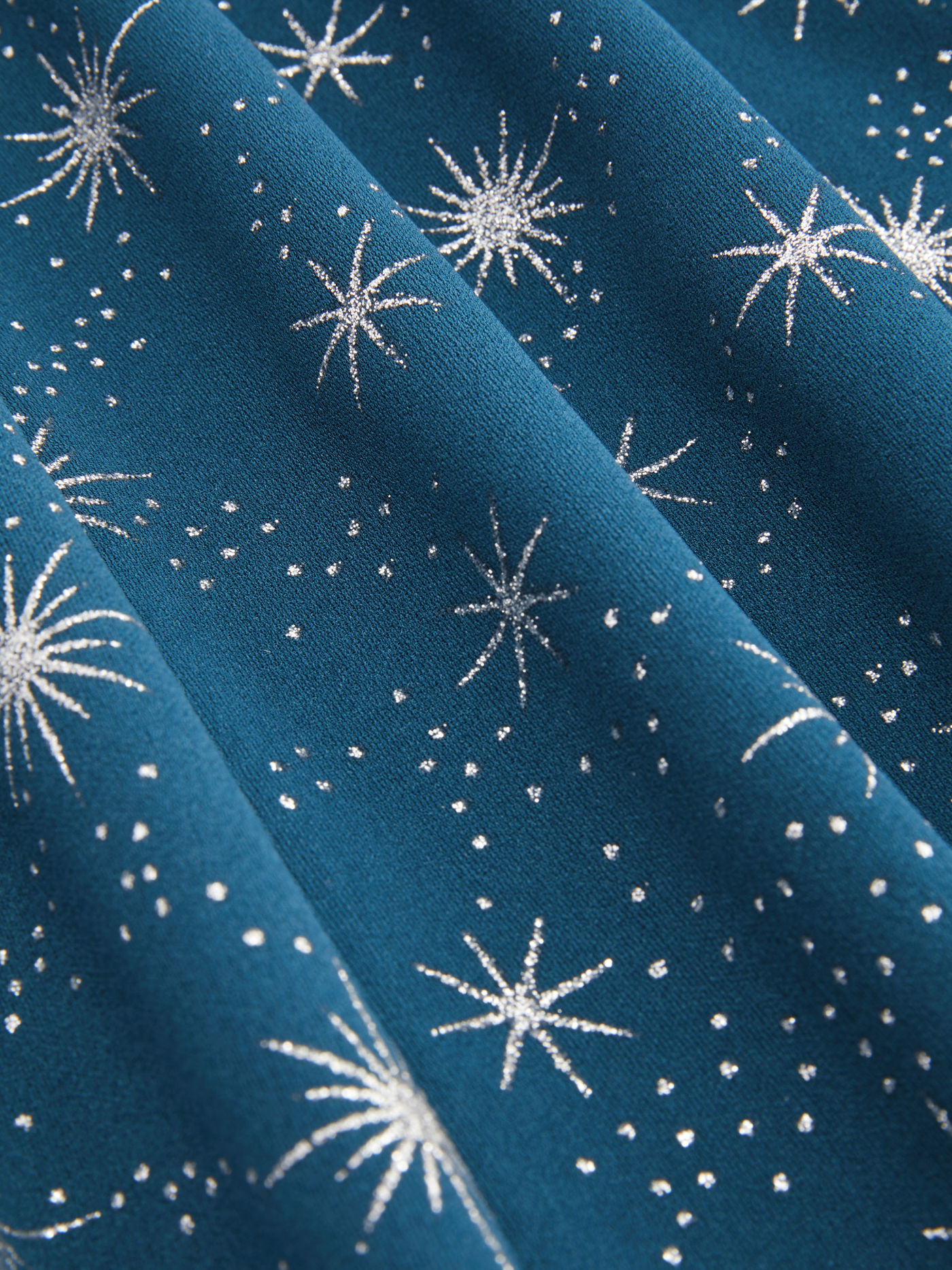 Square Neck Star Midi Dress Curve & Plus