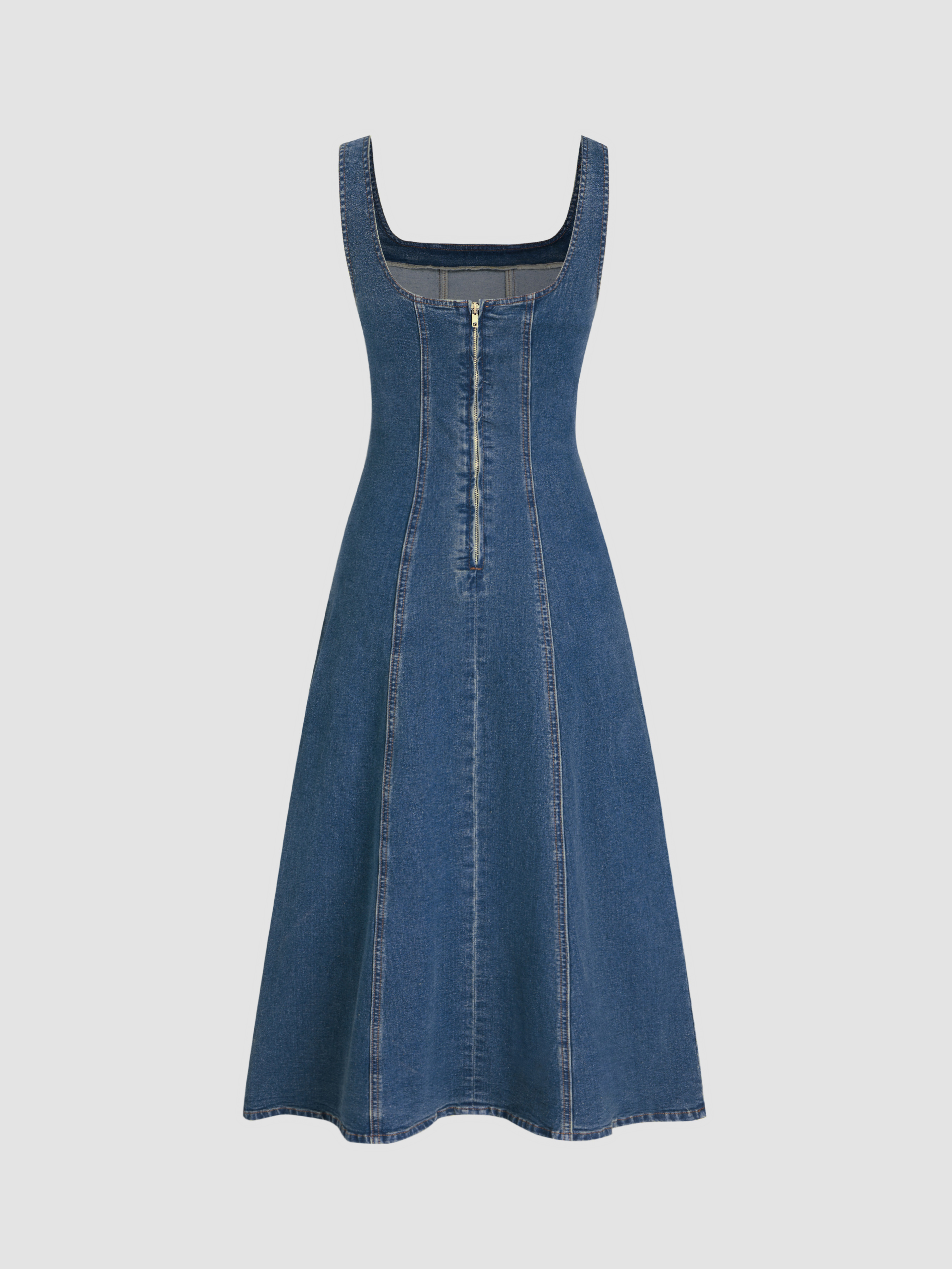 m*o様 Ron Herman Tencel Denim Jumper Dres m*o様 Ron Herman Tencel Denim Jumper Dres Ron Herman