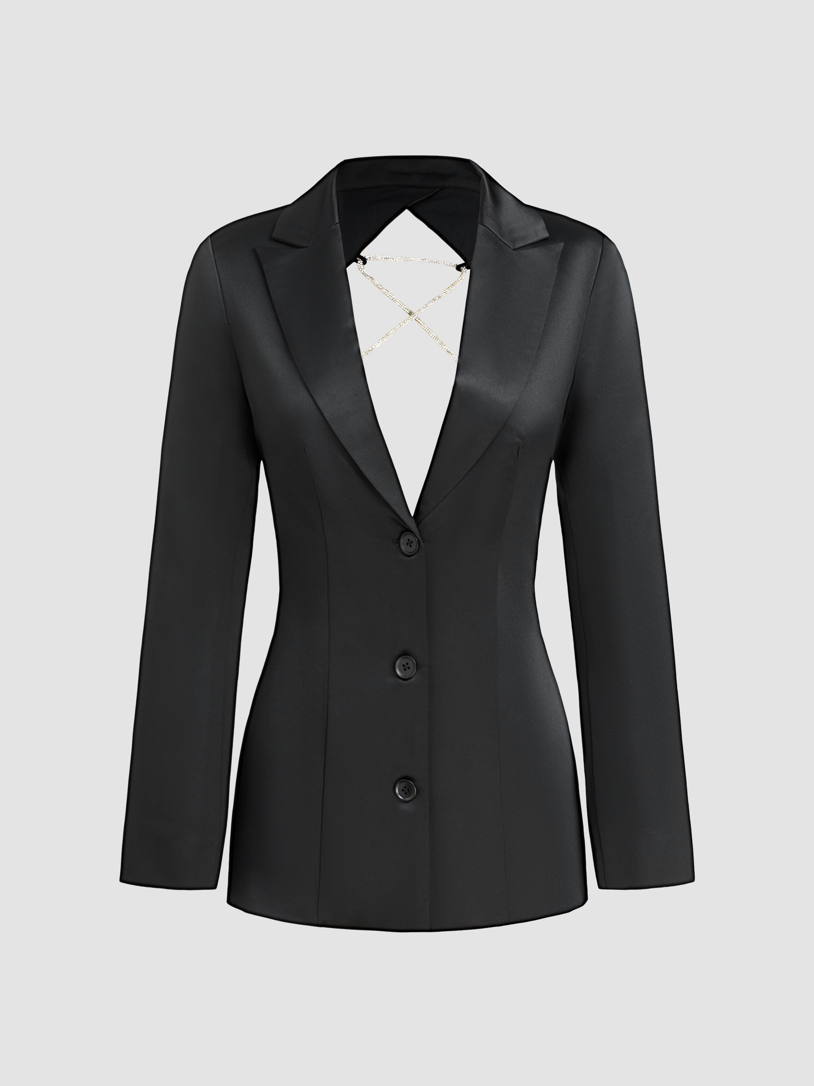 V Neck Blazer