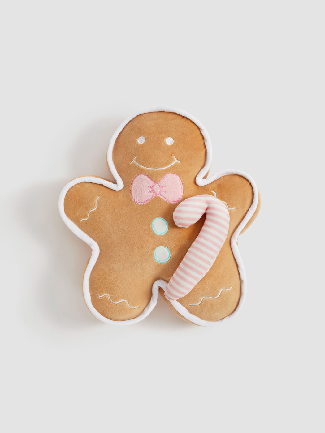 Gingerbread Man Throw Pillow
