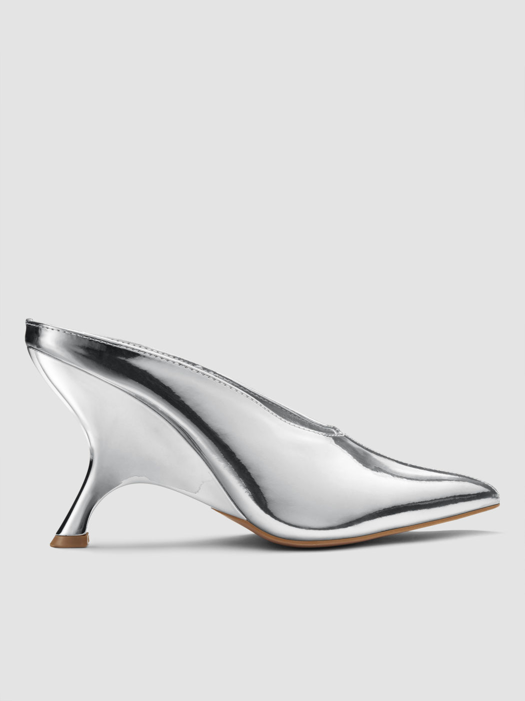 metallic wedge shoes