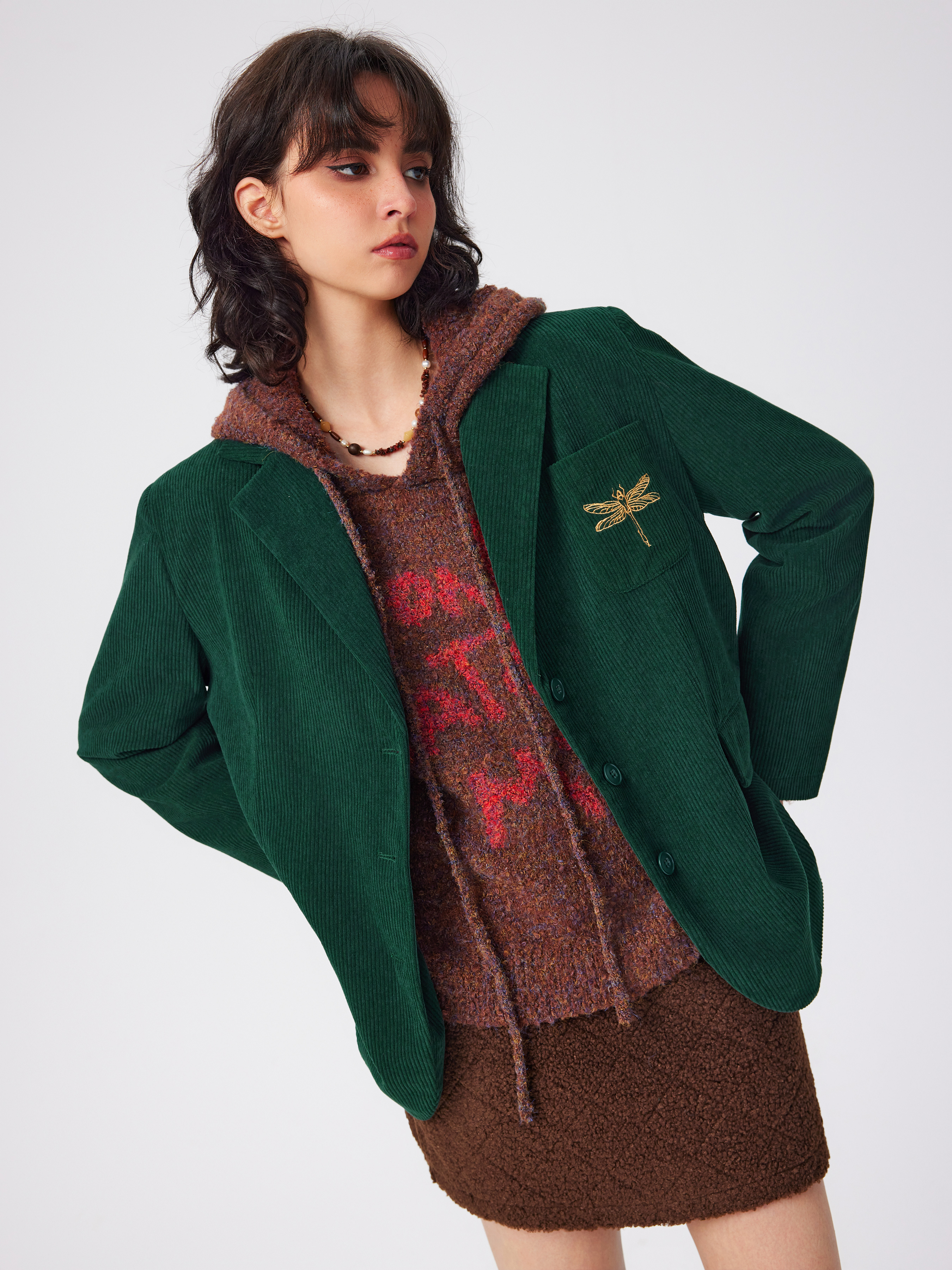 MHL STAND COLLAR JACKET コーデュロイ UMBRO/別注 Corduroy Stand Collar Blouson｜Daytona Park