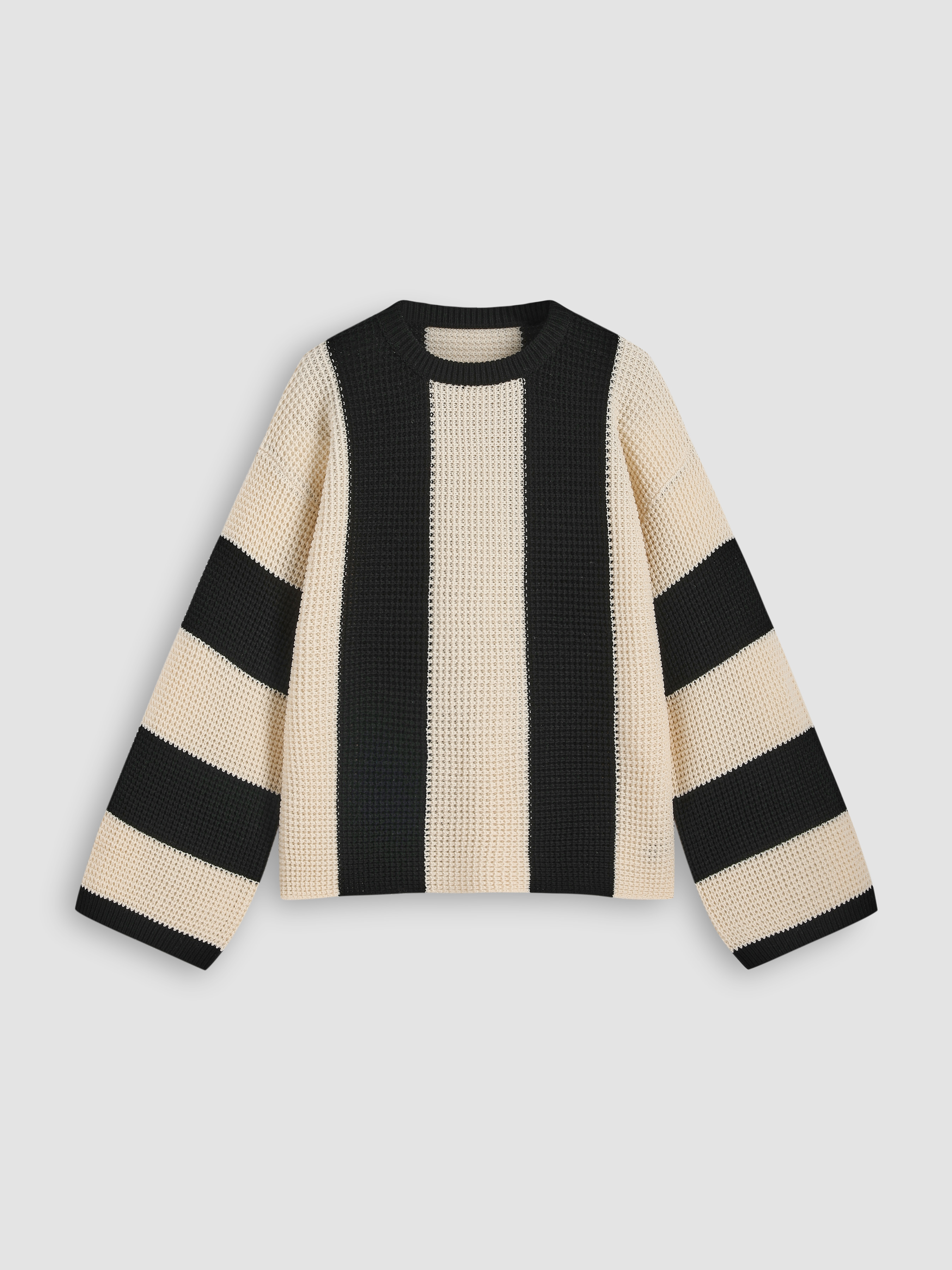 Rust Contrast Binding Knit Top main image 0