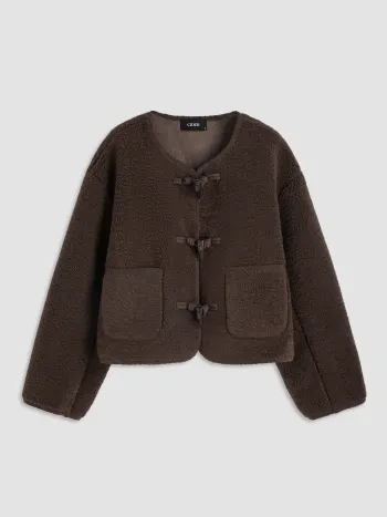 Fleece-Duffle-Jacke