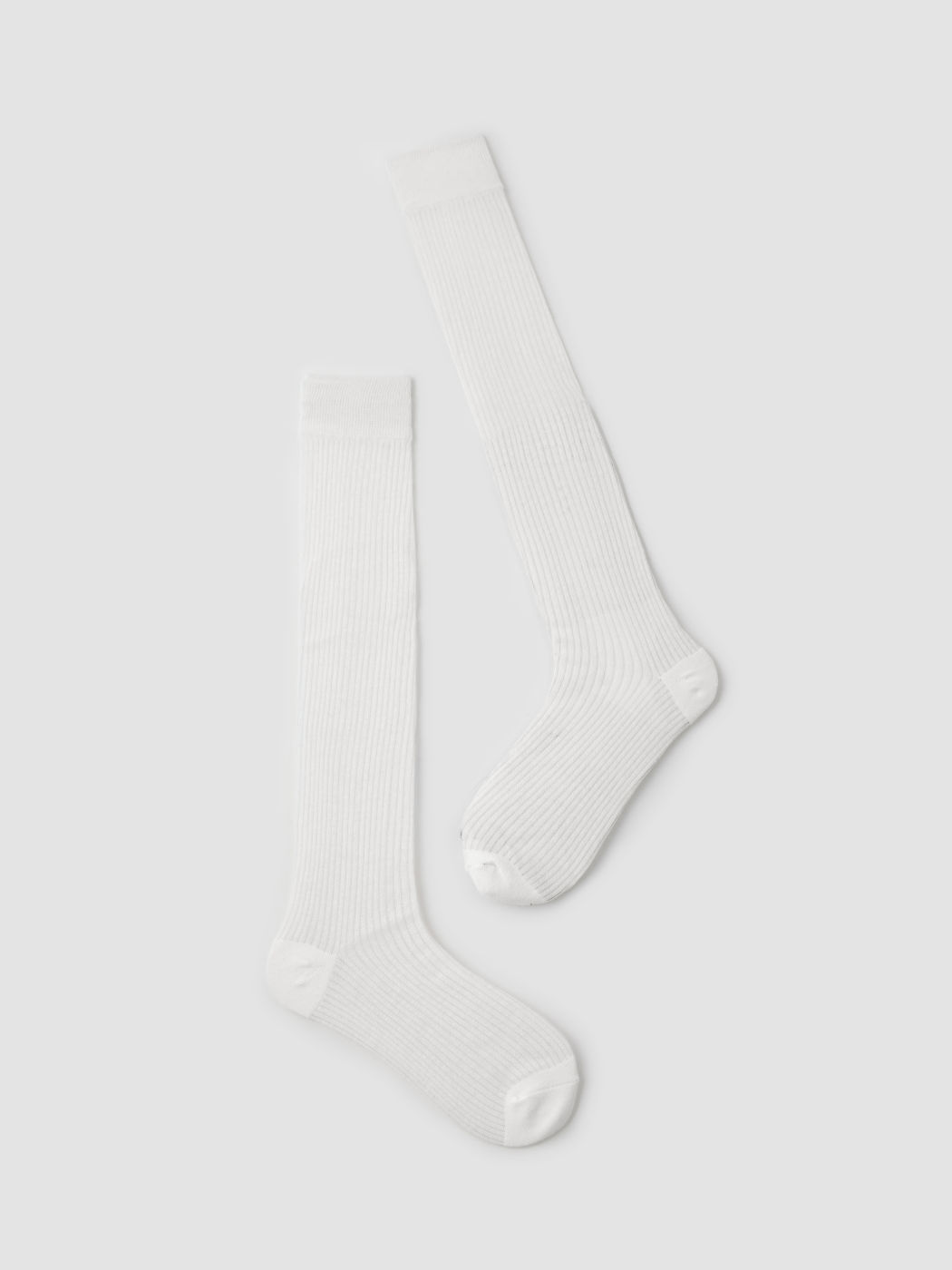 Solid Loose Crew Socks