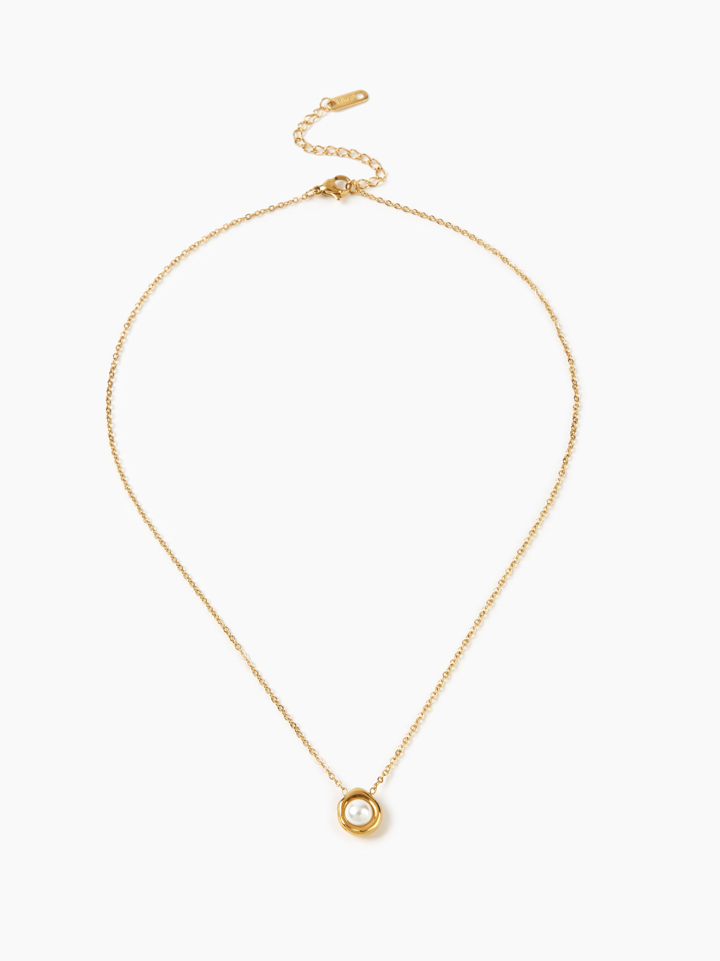 Pearl Stud Vintage Pendant Necklace 