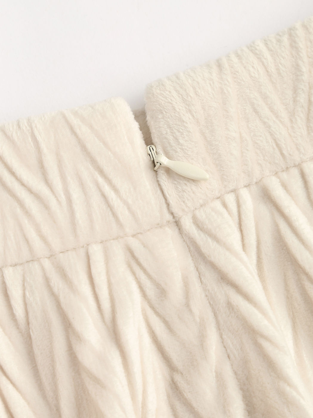 Maxi gonna a vita media con cerniera solida