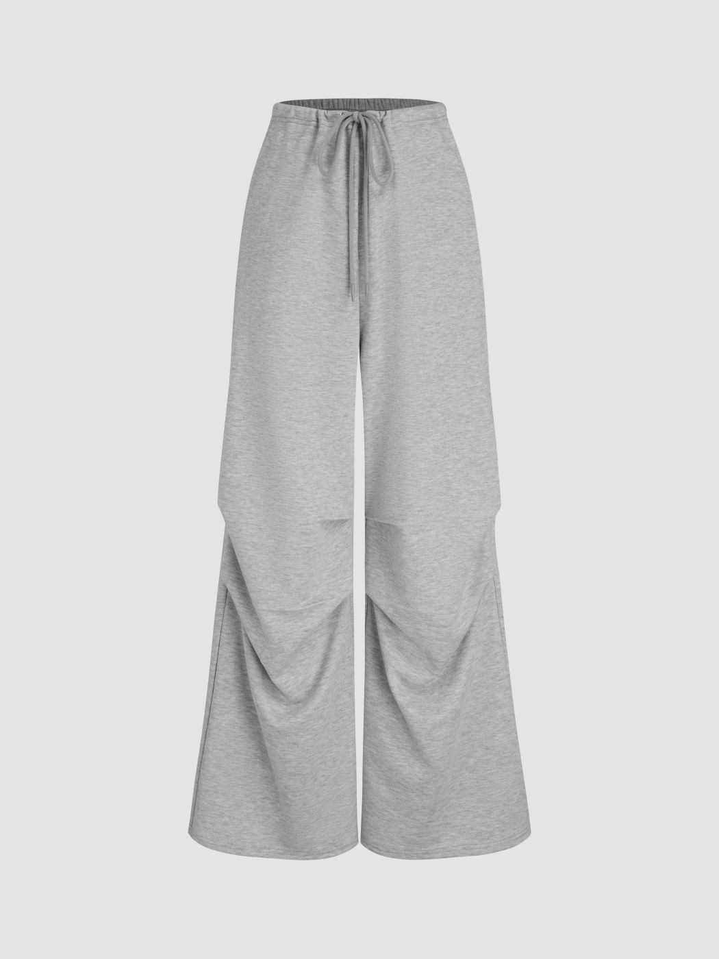 Middle Waist Drawstring Wide Leg Sweatpants