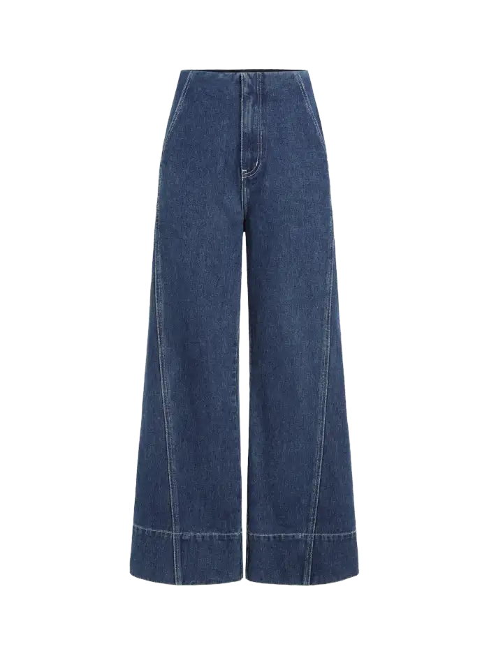 Western Outfits Preppy denim Denim Denim High Waist Pocket