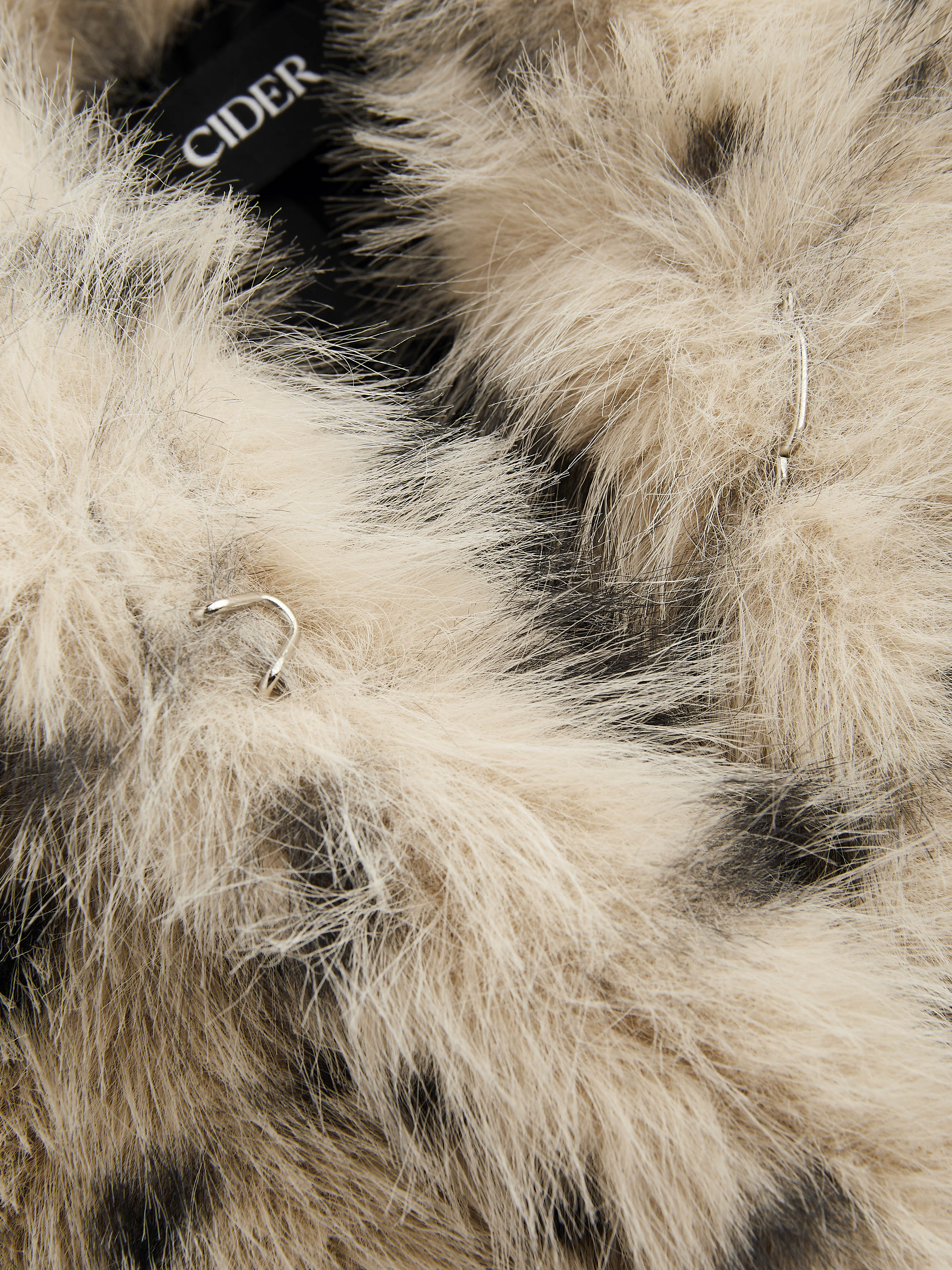 Lipsy snow leopard fur on sale coat