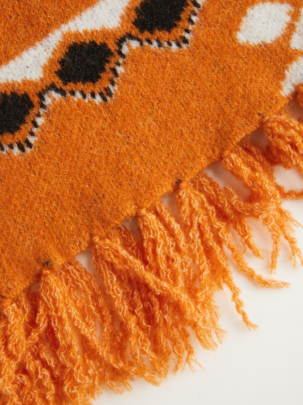 Cardigan con nappe in misto lana