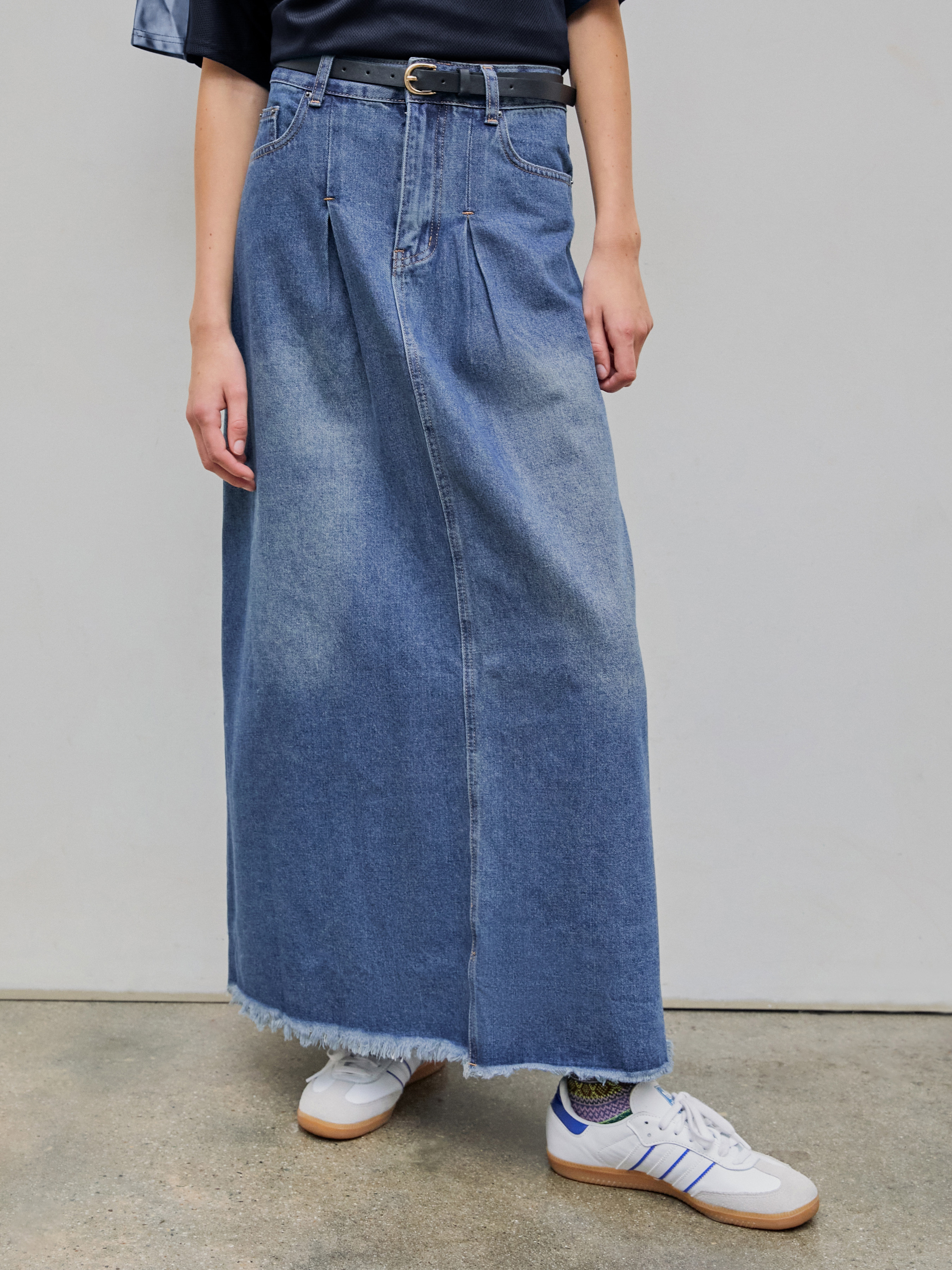 Buy Blue Skirts for Women by FOUNDRY Online | Ajio.com