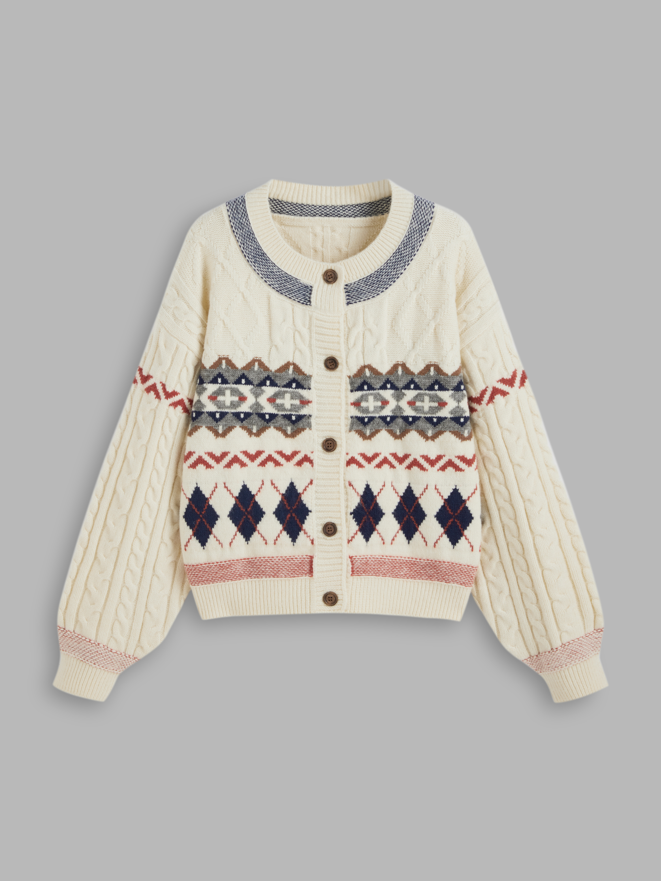 Graphic Knit Cardigan Sweaters Y-3 Graphic Knit Cardigan Black 