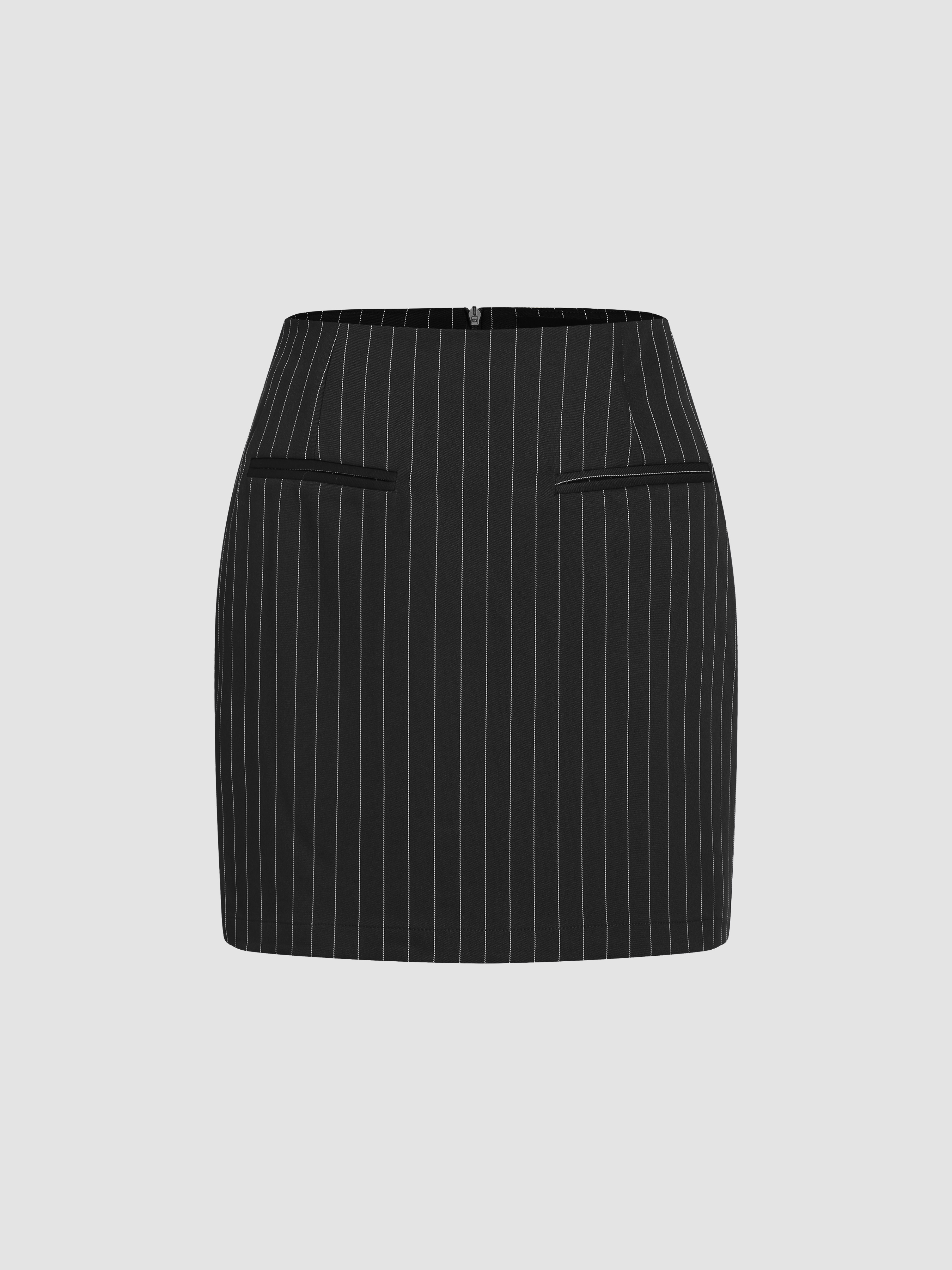 ★MUCENT★ STYQE ZIPPER POINT MINI SKIRT MUSINSA | MUCENT Stick zipper point mini skirt