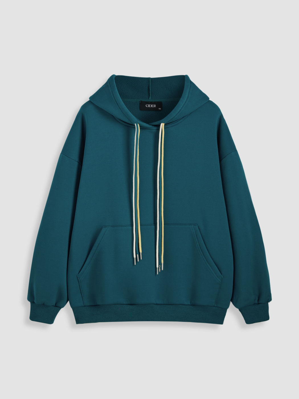  Zeige mehr Liebe Terry Kordelzug Hoodie Kurve & Plus