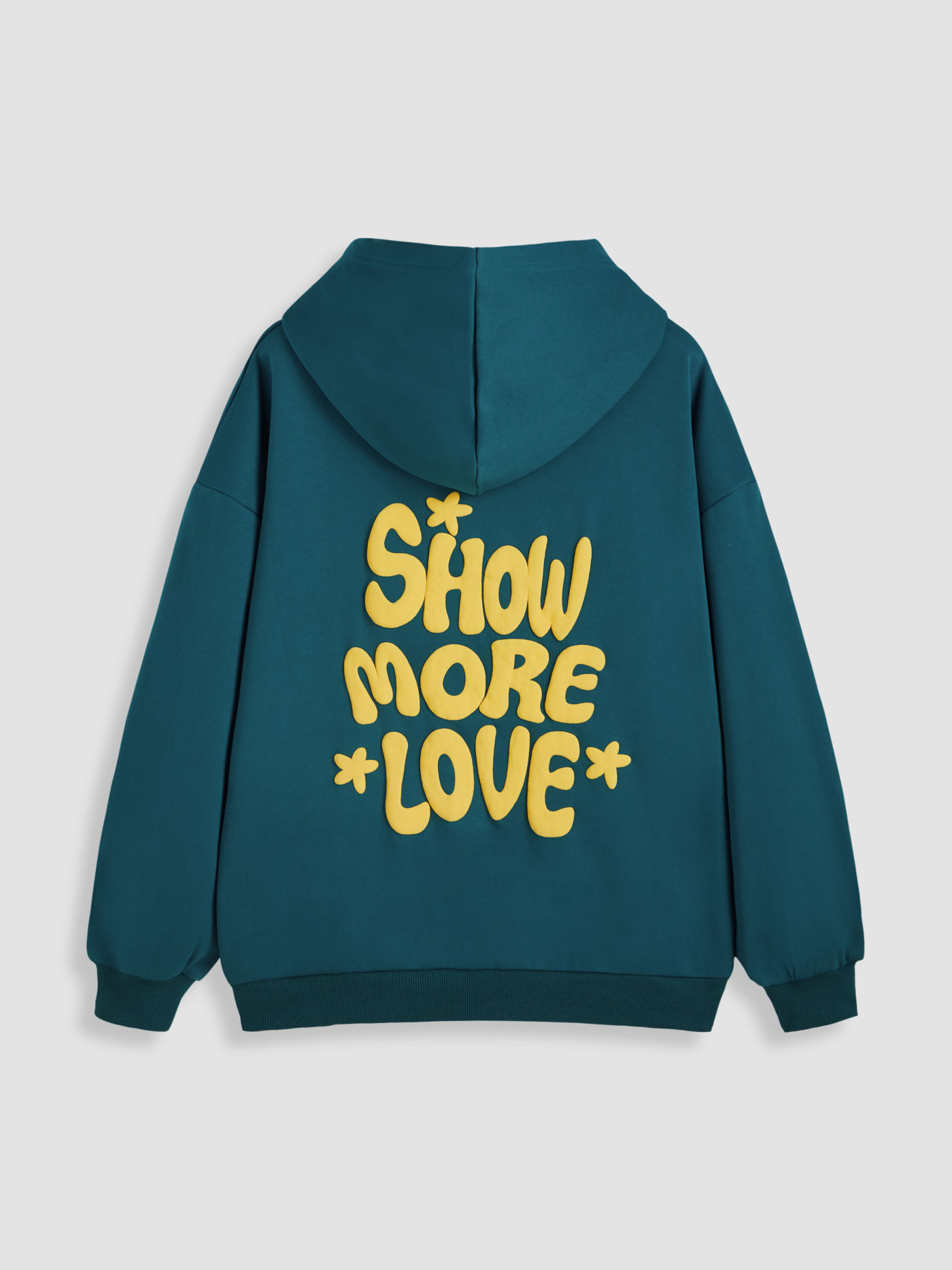 Show More Love Terry Drawstring Hoodie Curve & Plus