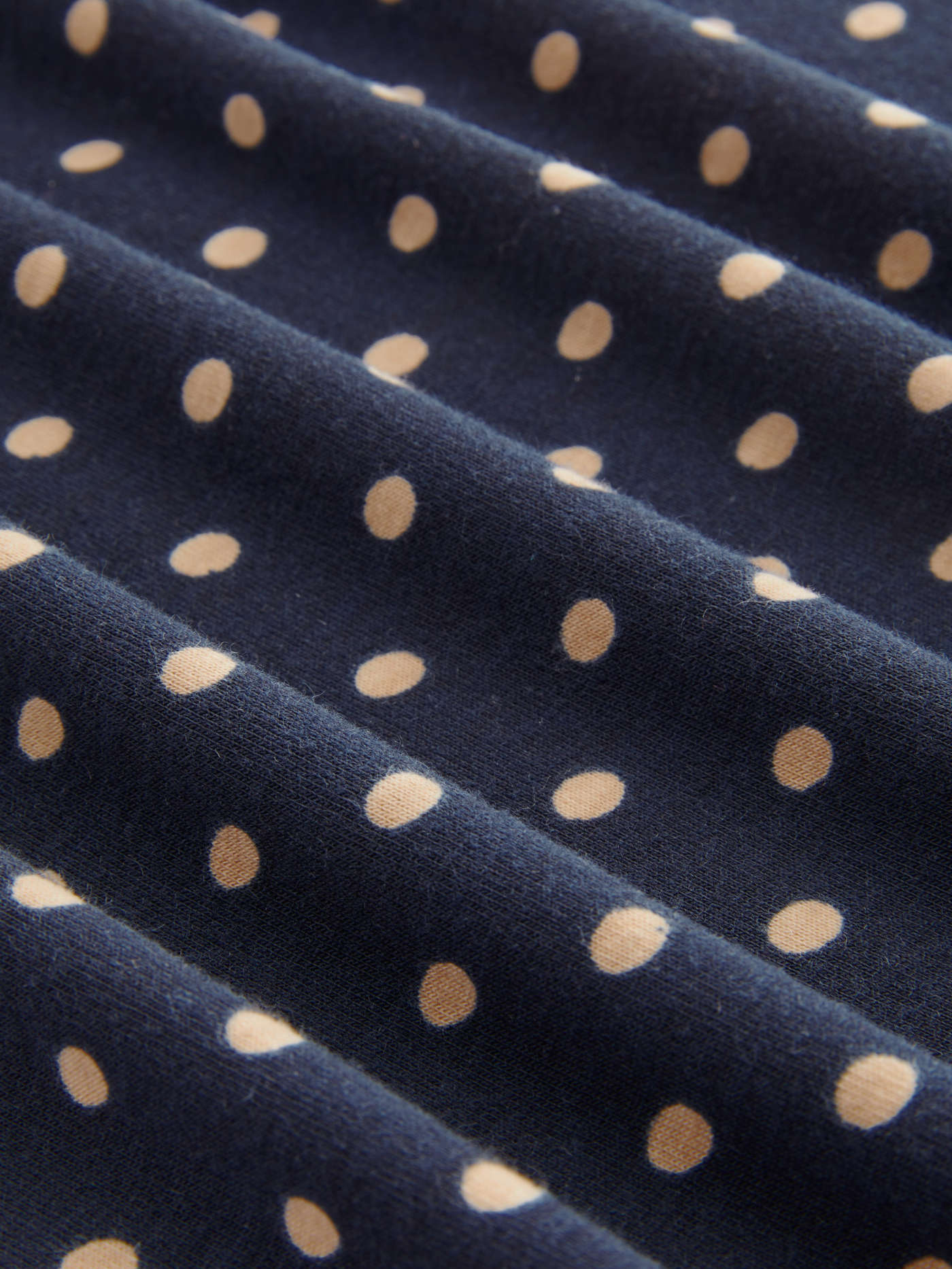 Knit V-neck Polka Dot Bowknot Midi Dress