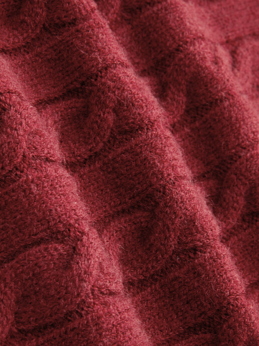  Zopfmuster Reißverschluss Kapuzen Strickjacke Kurve & Plus