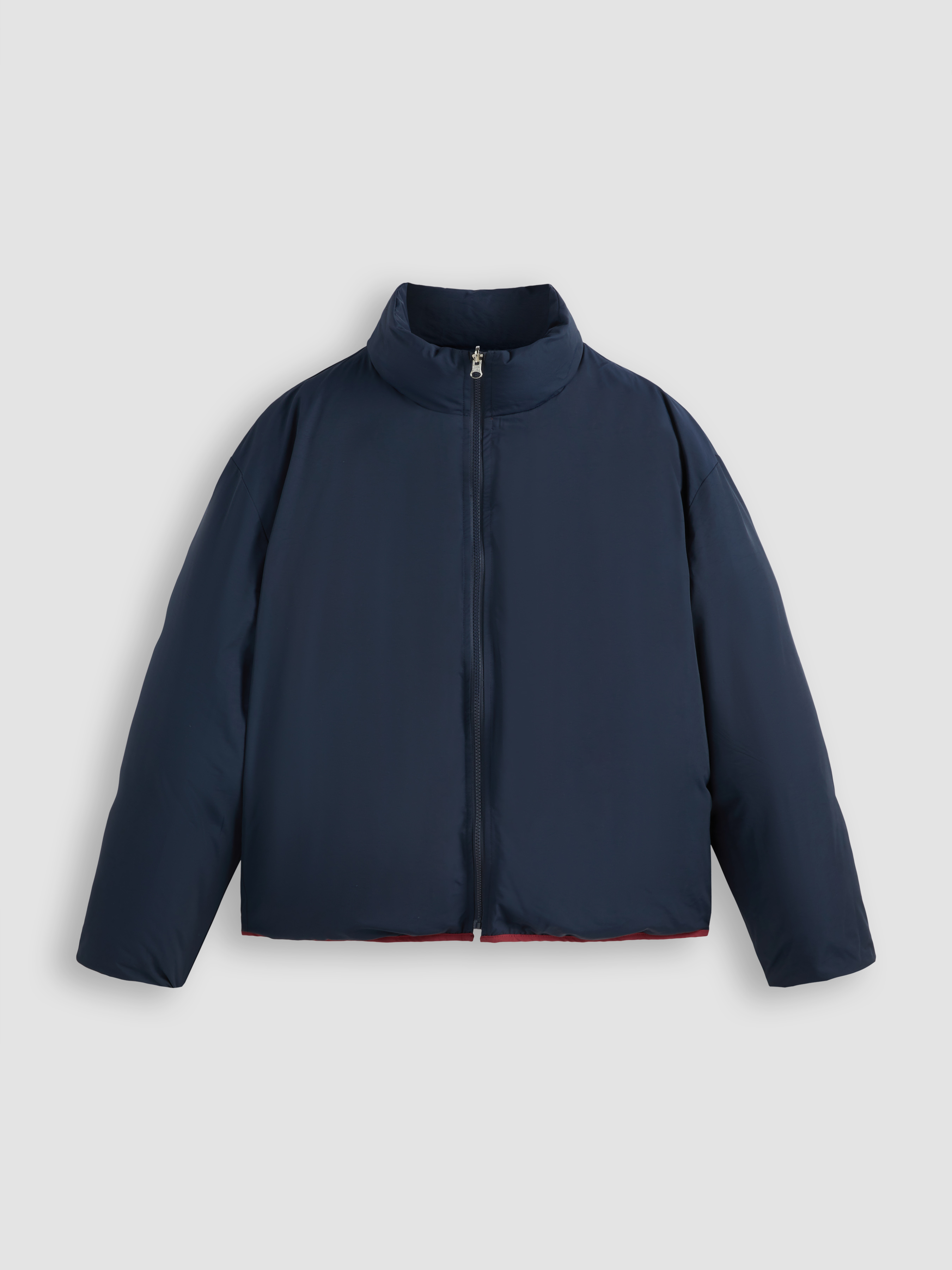 ジャケット・アウター REVERSIBLE PADDED NO COLLAR ZIP JACKET REVERSIBLE PADDED NO COLLAR ZIP JACKET