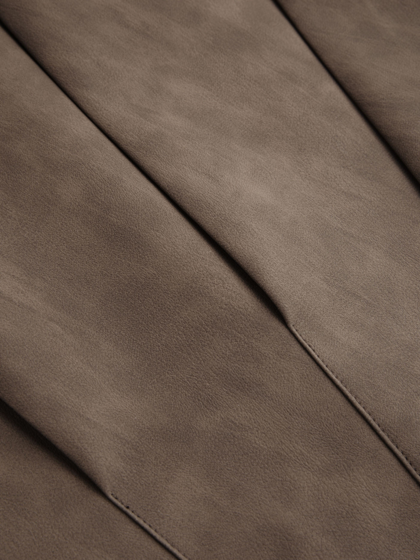 Faux Leather Low Waist Pleated Mini Skirt