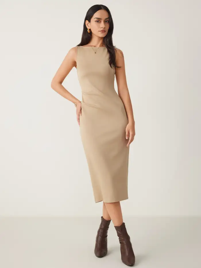 cut out jersey dress CASCADE CUTOUT JERSEY DRESS | CREAM/BLACK | THIRD FORM | Women's Australian  Fashion — THIRD FORM main image 1