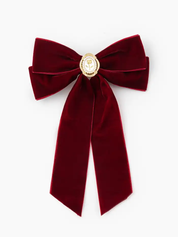 Knitted Round Neckline Bowknot Graphic Oversized Long Sleeve Sweater