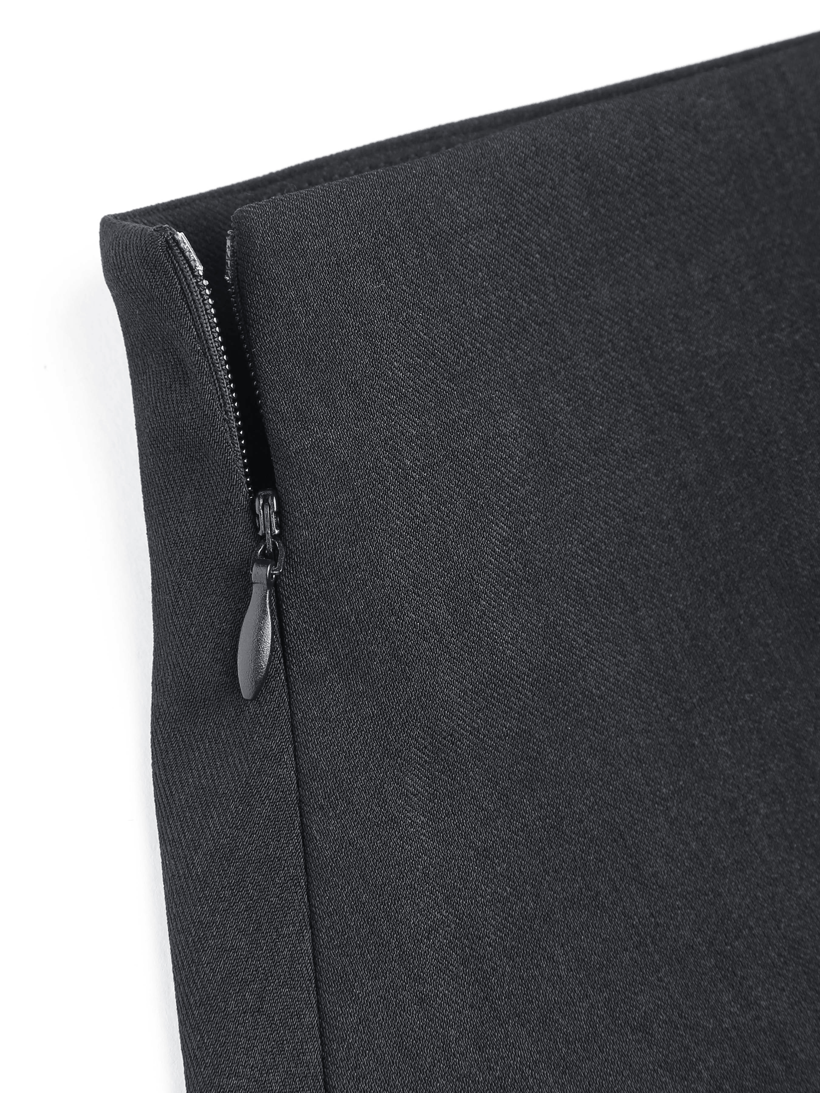 Petite High Waist Pleated Wide Leg Pants