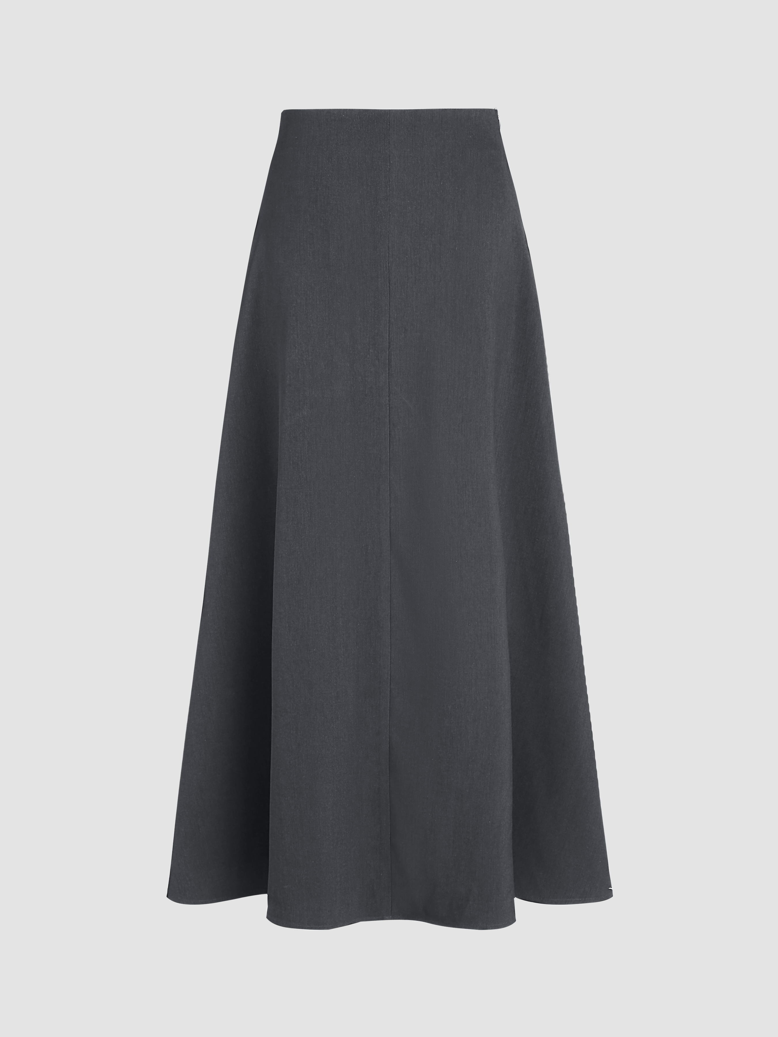 Petite High Waist Pleated Wide Leg Pants