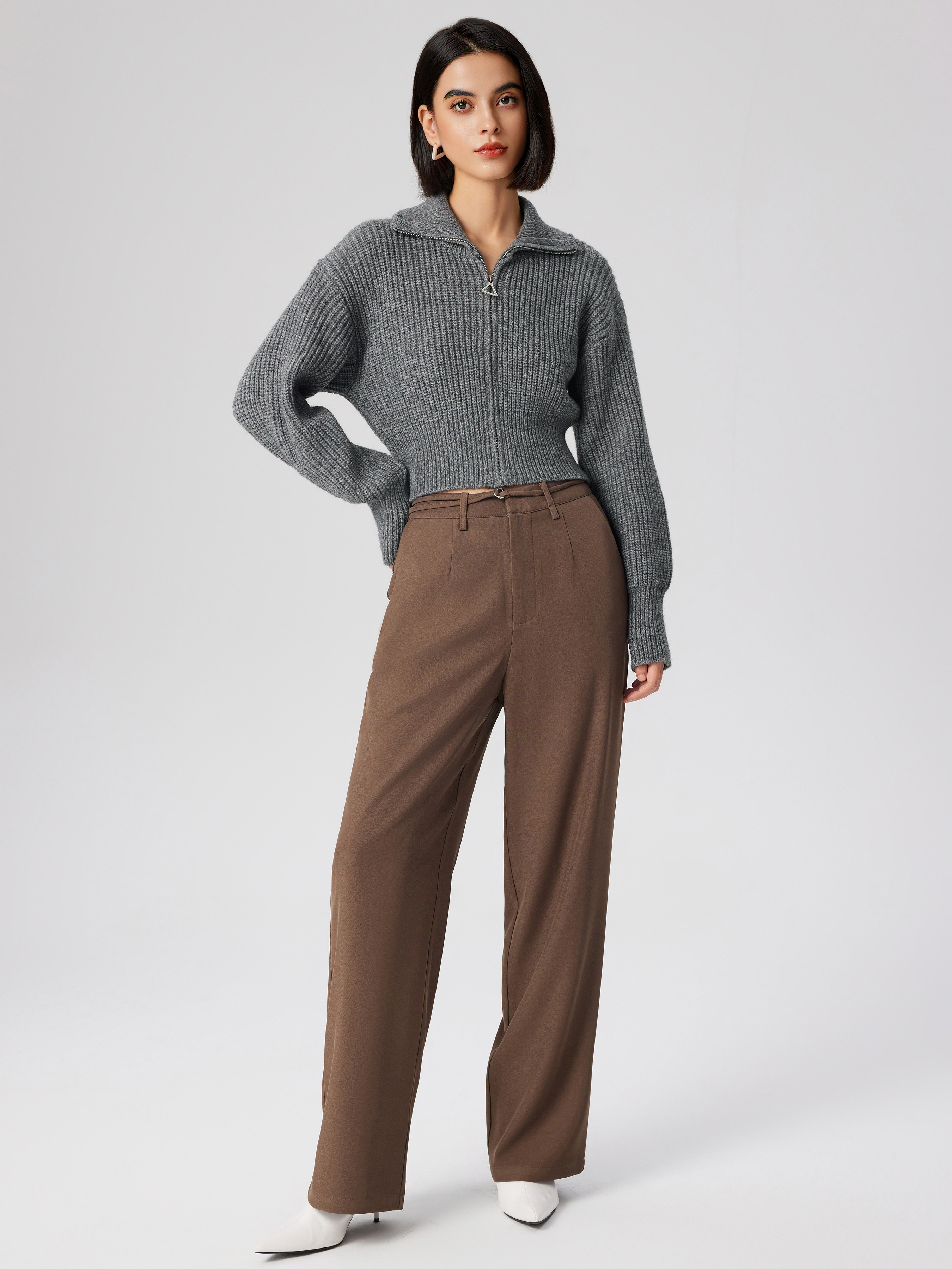 トップス A.PRESSECotton KnitPolo Collar Cardigan 1742801214000-b2MbKG.jpg