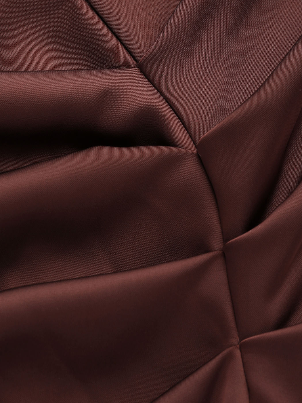  Satin V-Ausschnitt Asymmetrisches Mini Hemdkleid
