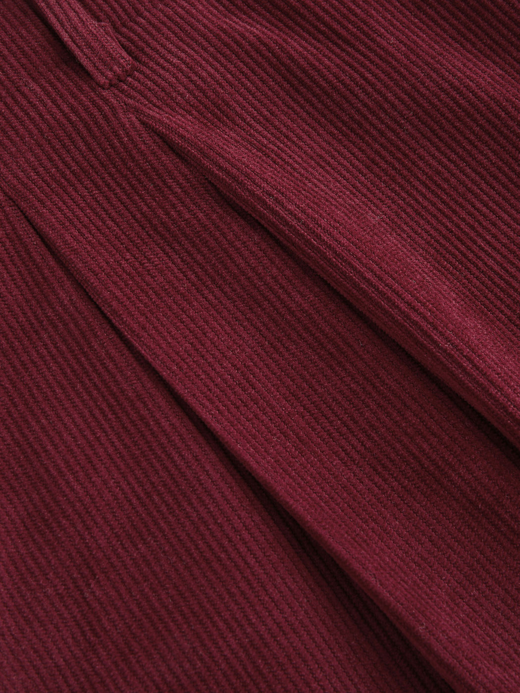  Kordel Mittlere Taille Solide Verjüngte Hosen Kurve & Plus