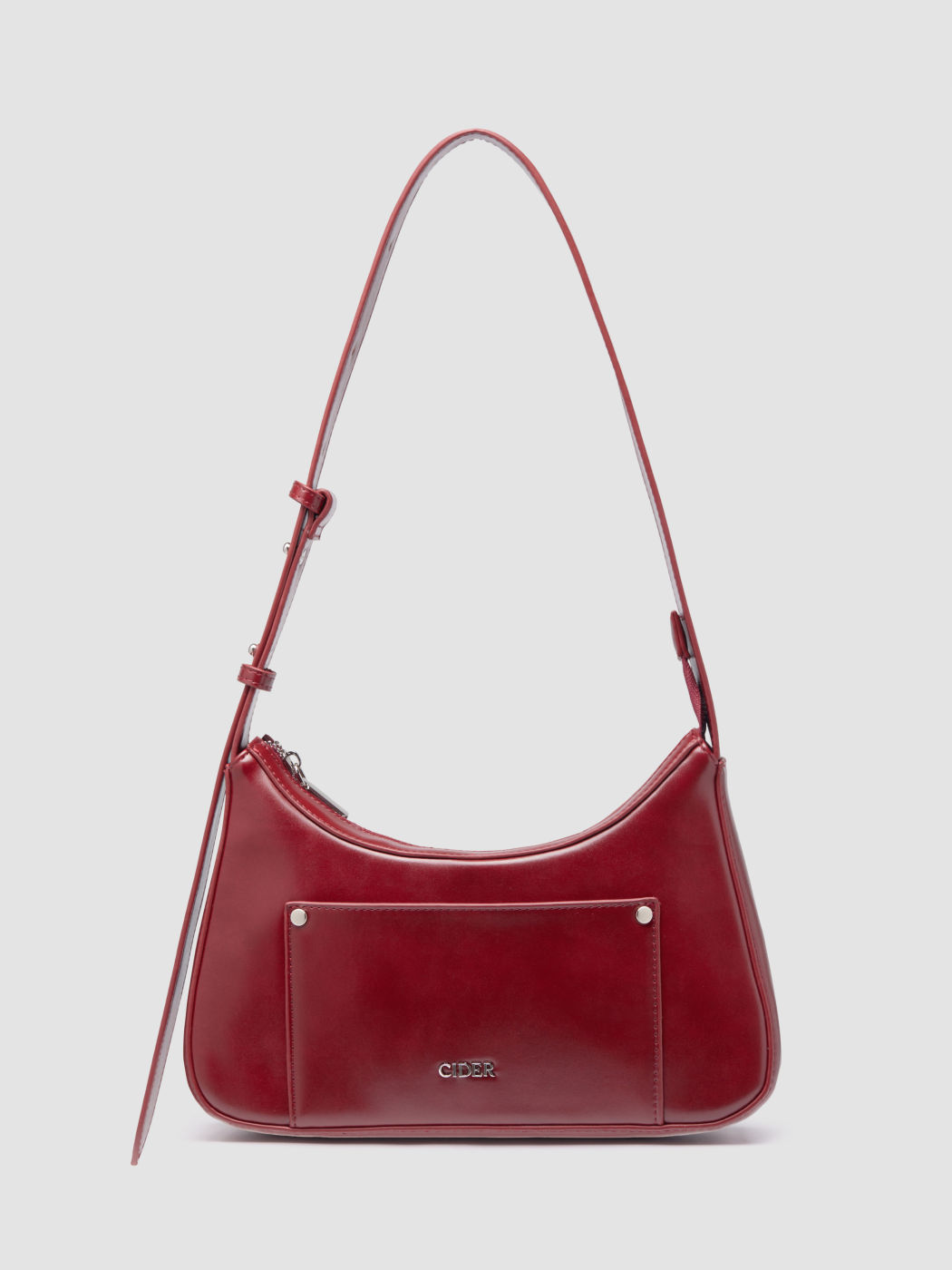 Faux Leather Shoulder Bag