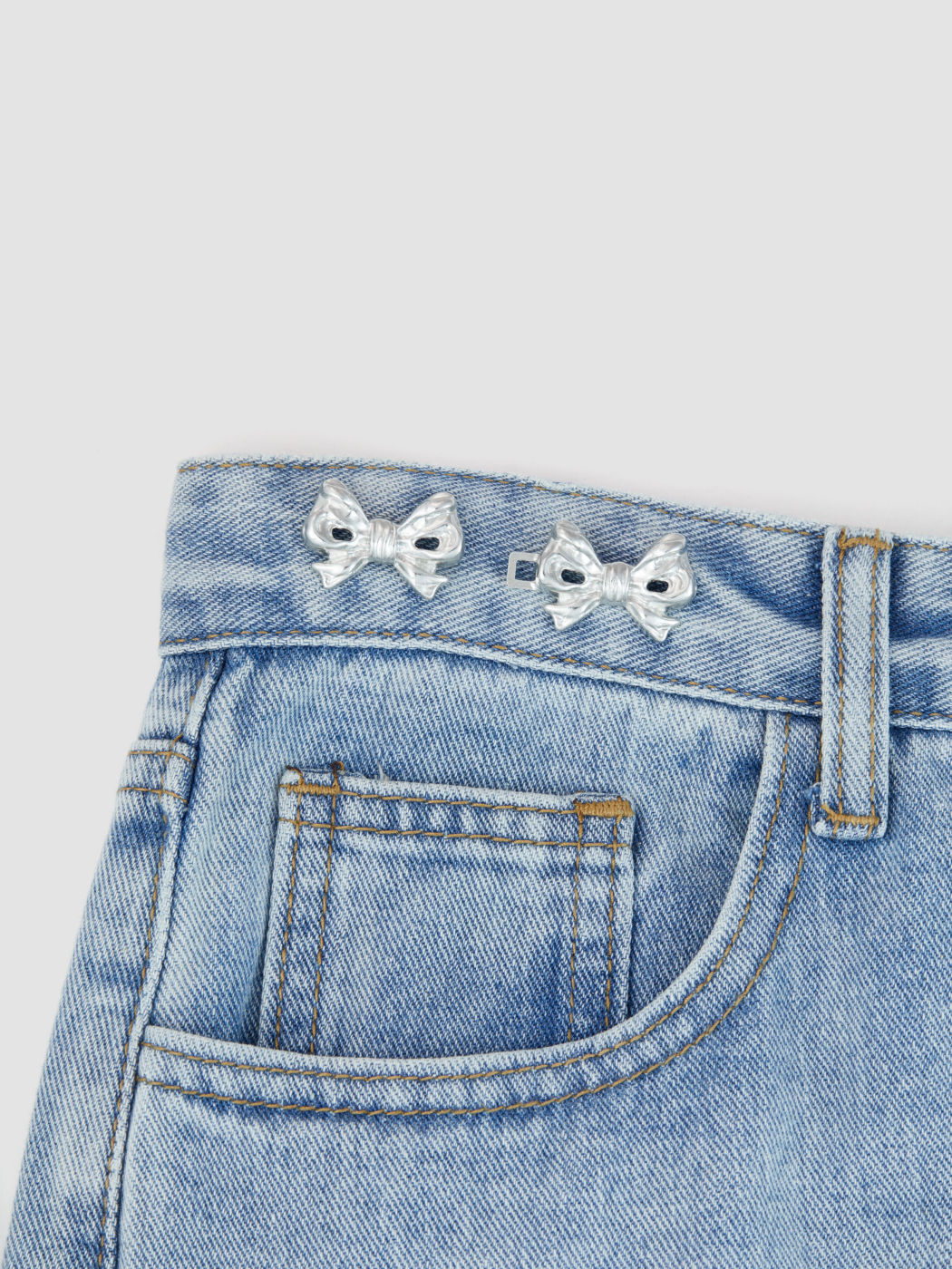 2 SETS BOWKNOT PANT WAIST TIGHTENER