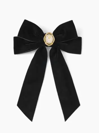 Velvet Scoop Neck Lace Bowknot Mini Dress