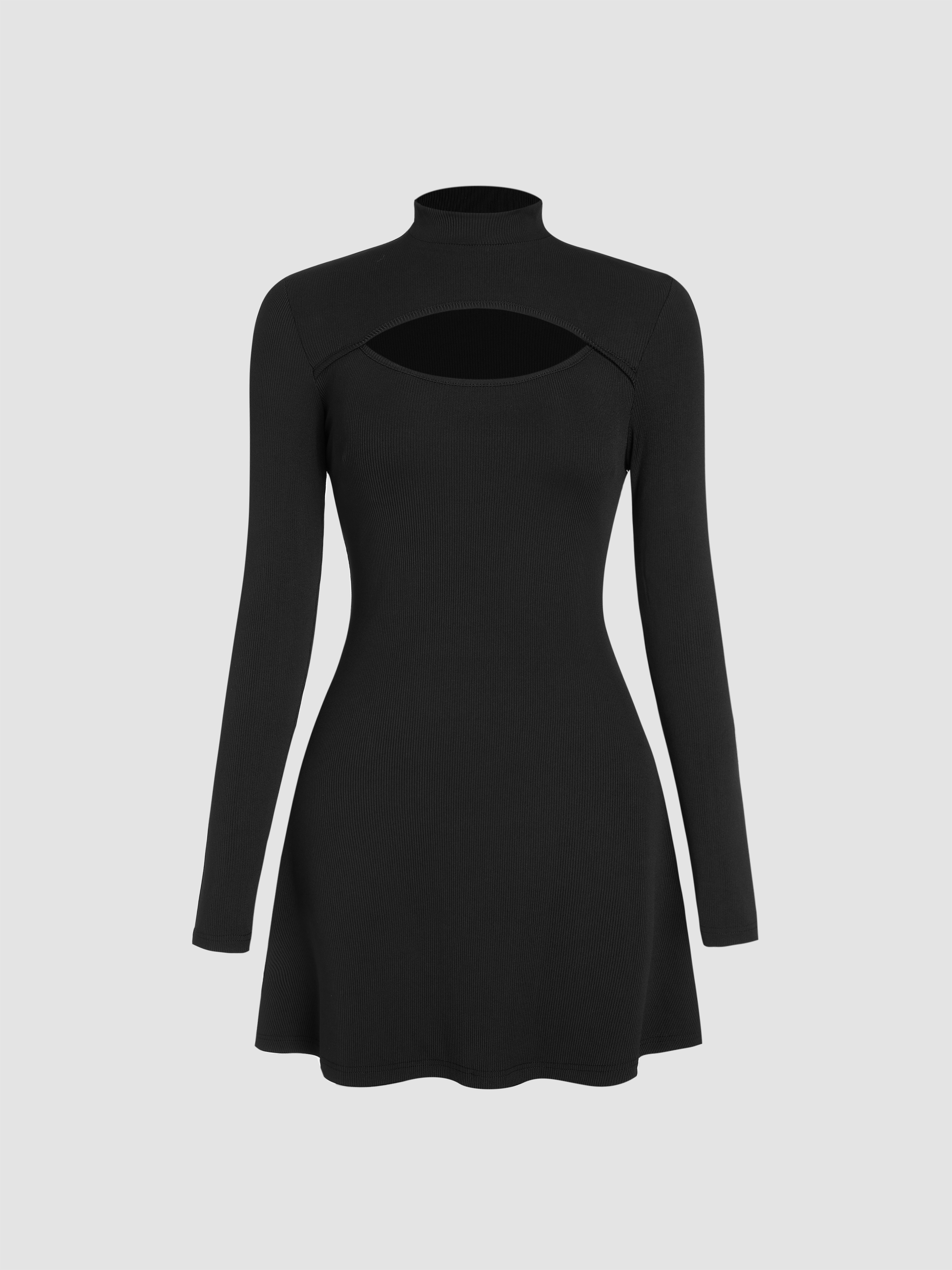 【Cider】サテン レイヤード ロンパース 2色 Shiny Charmeuse Cowl Neck Slip Dress with Slit | David's Bridal