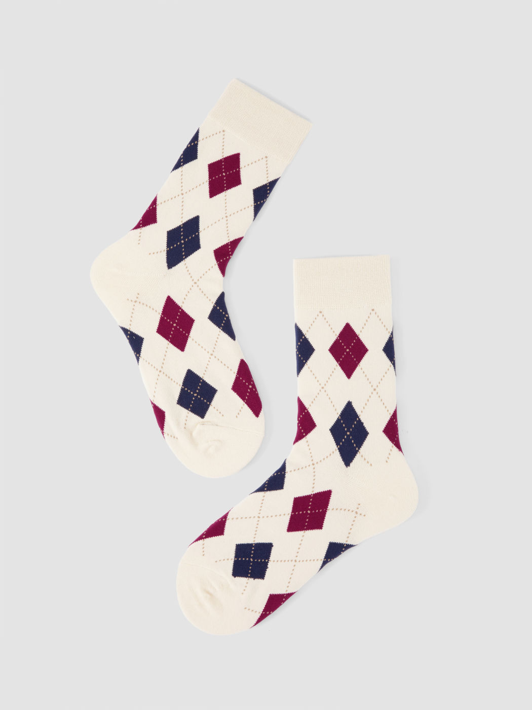  2 Paar Weihnachts Argyle Knöchelsocken