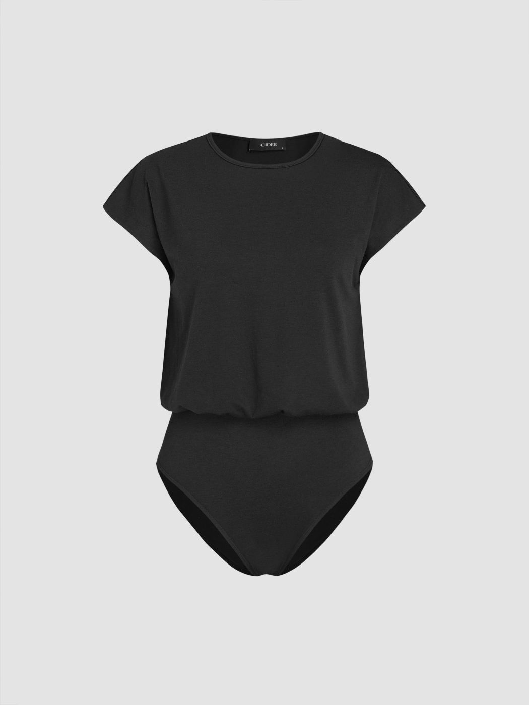 Body a manica corta con scollo rotondo