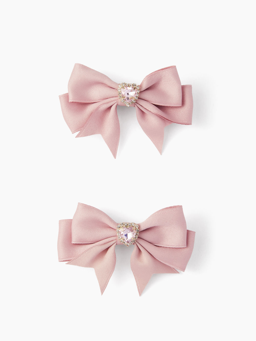  Herz Strass Schleife Haarspangen